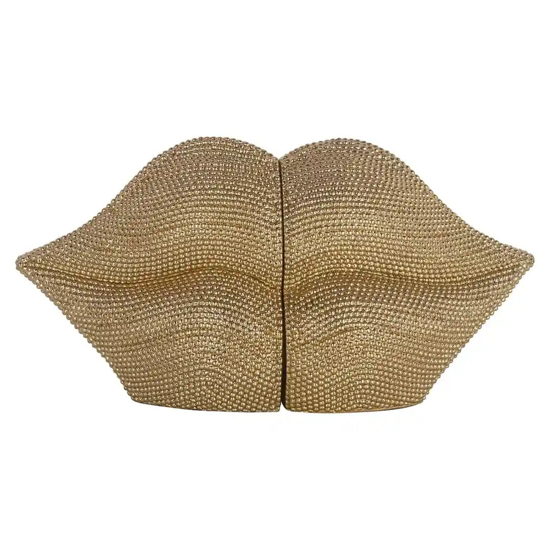 Podpórka do książek KISS złoty