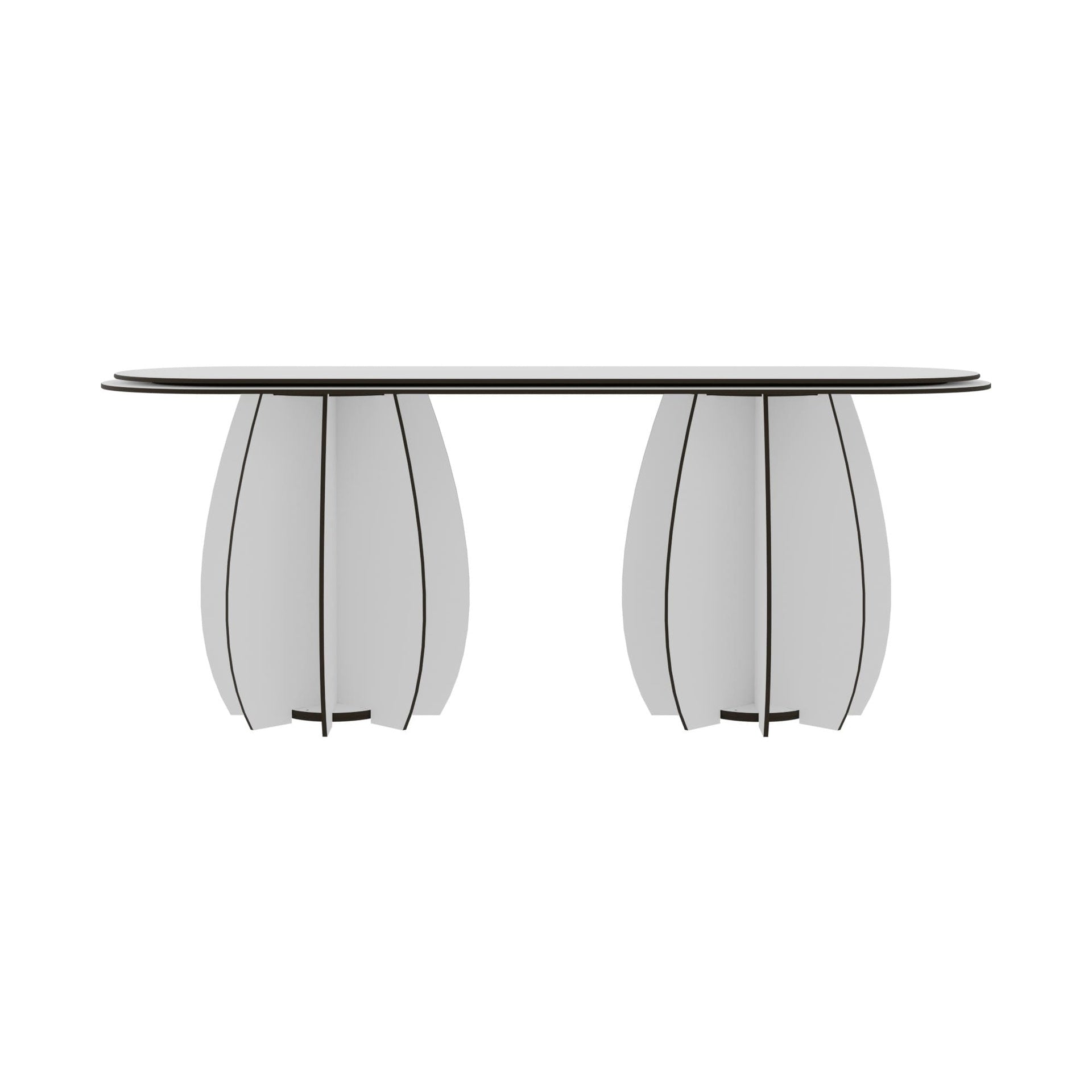Outdoor bench for two GARDENIA white