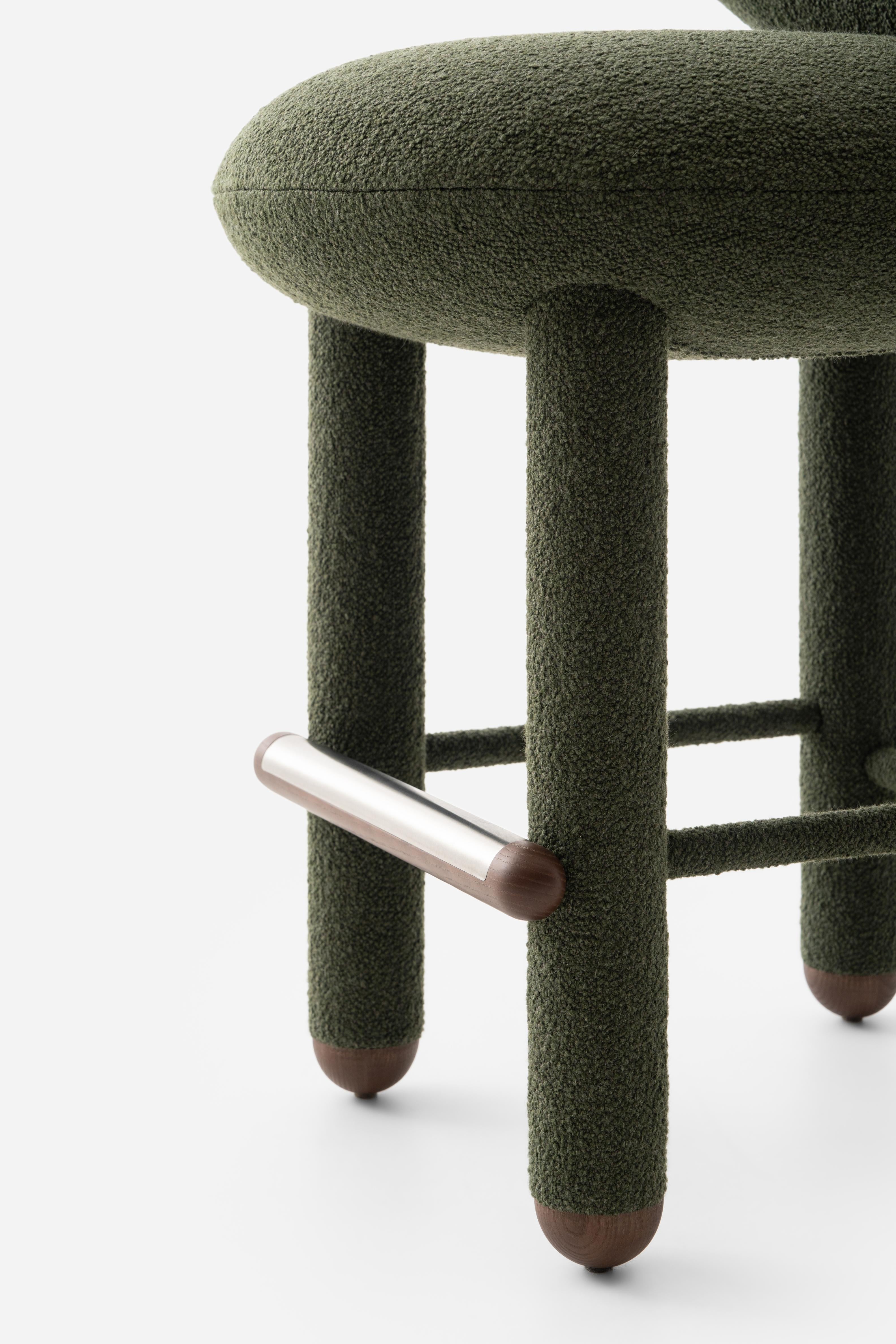 Upholstered FLOCK CS1 Bar Stool