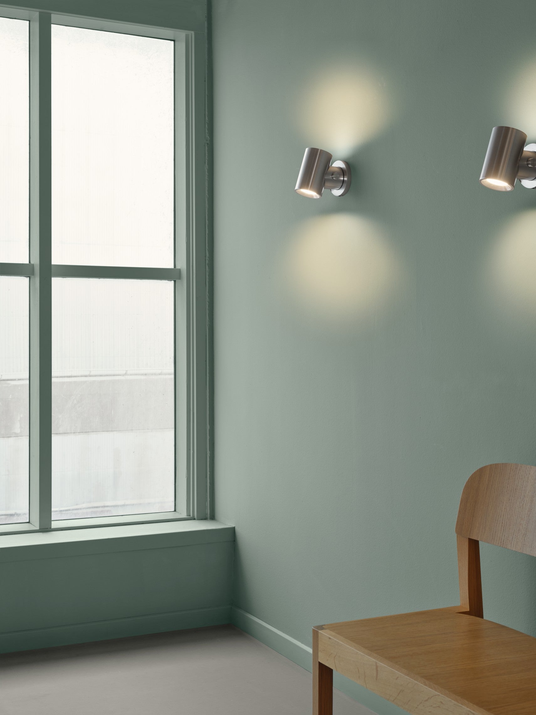Wall Lamp BEAM Polished Aluminum