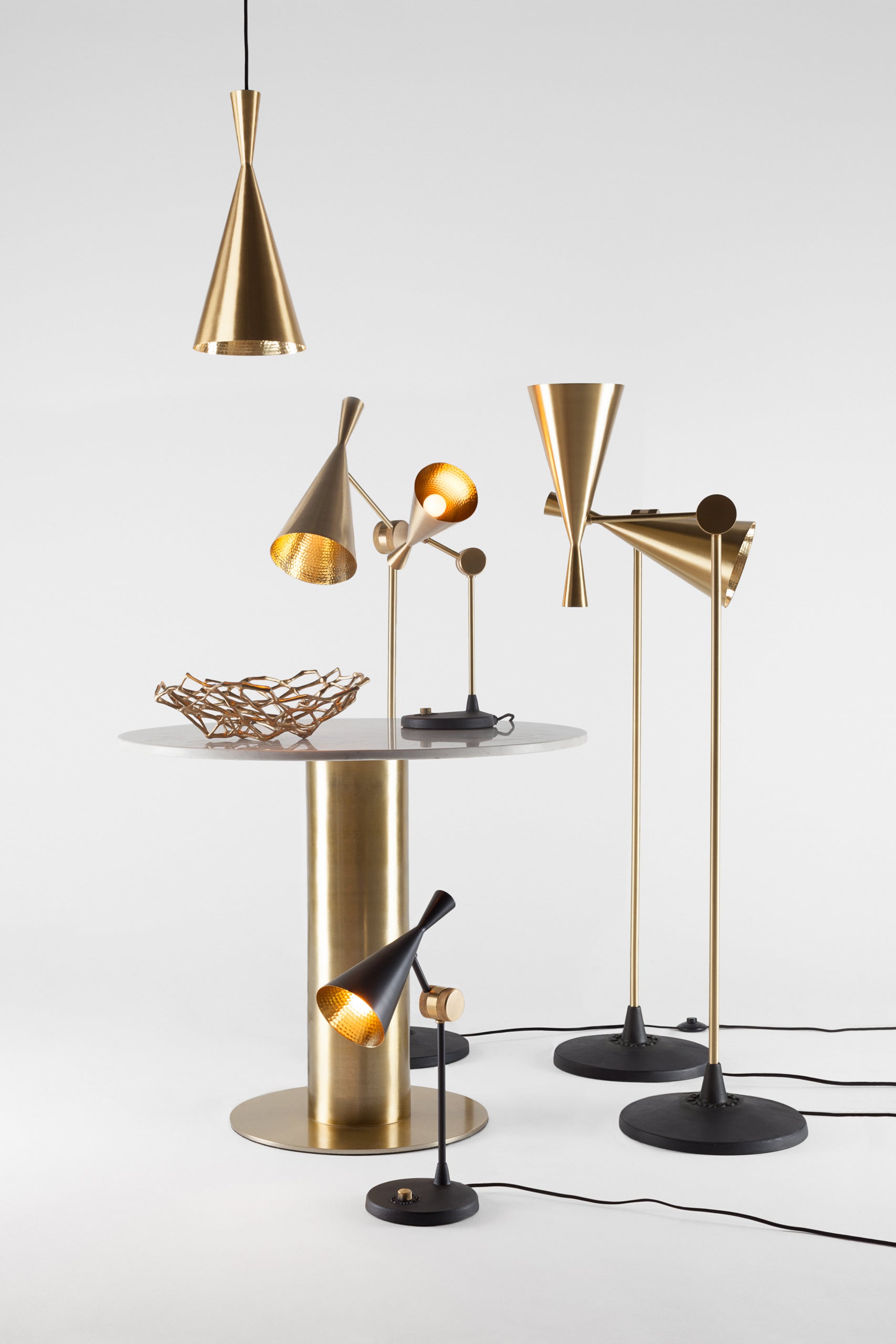 Bone bowl brass