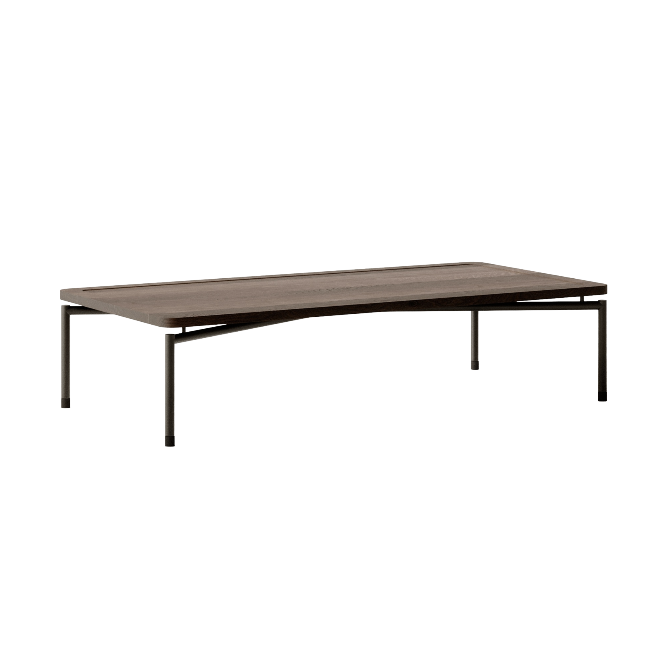 Rectangular coffee table DAPPLE oak