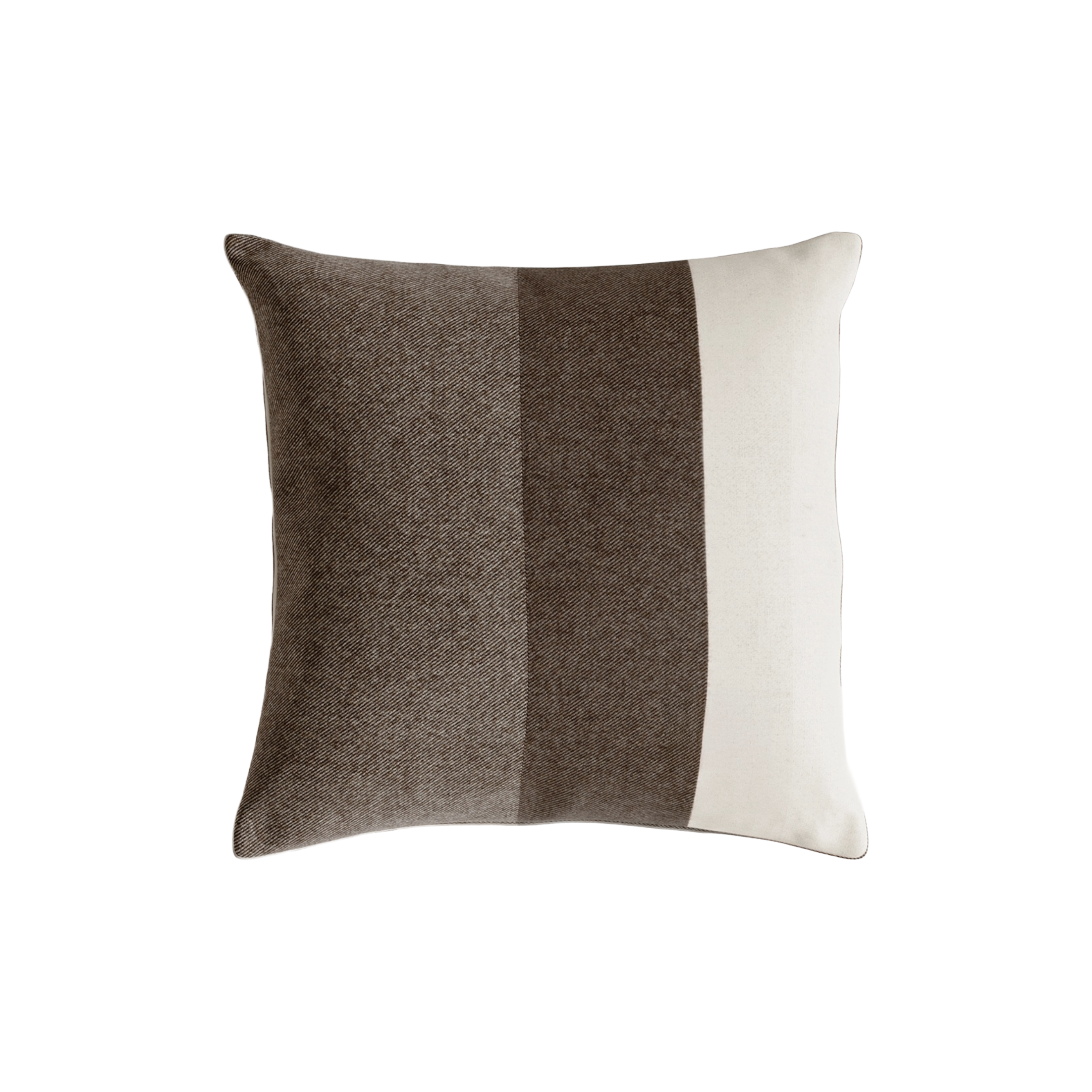 Kissen BIG LOGO braun-beige