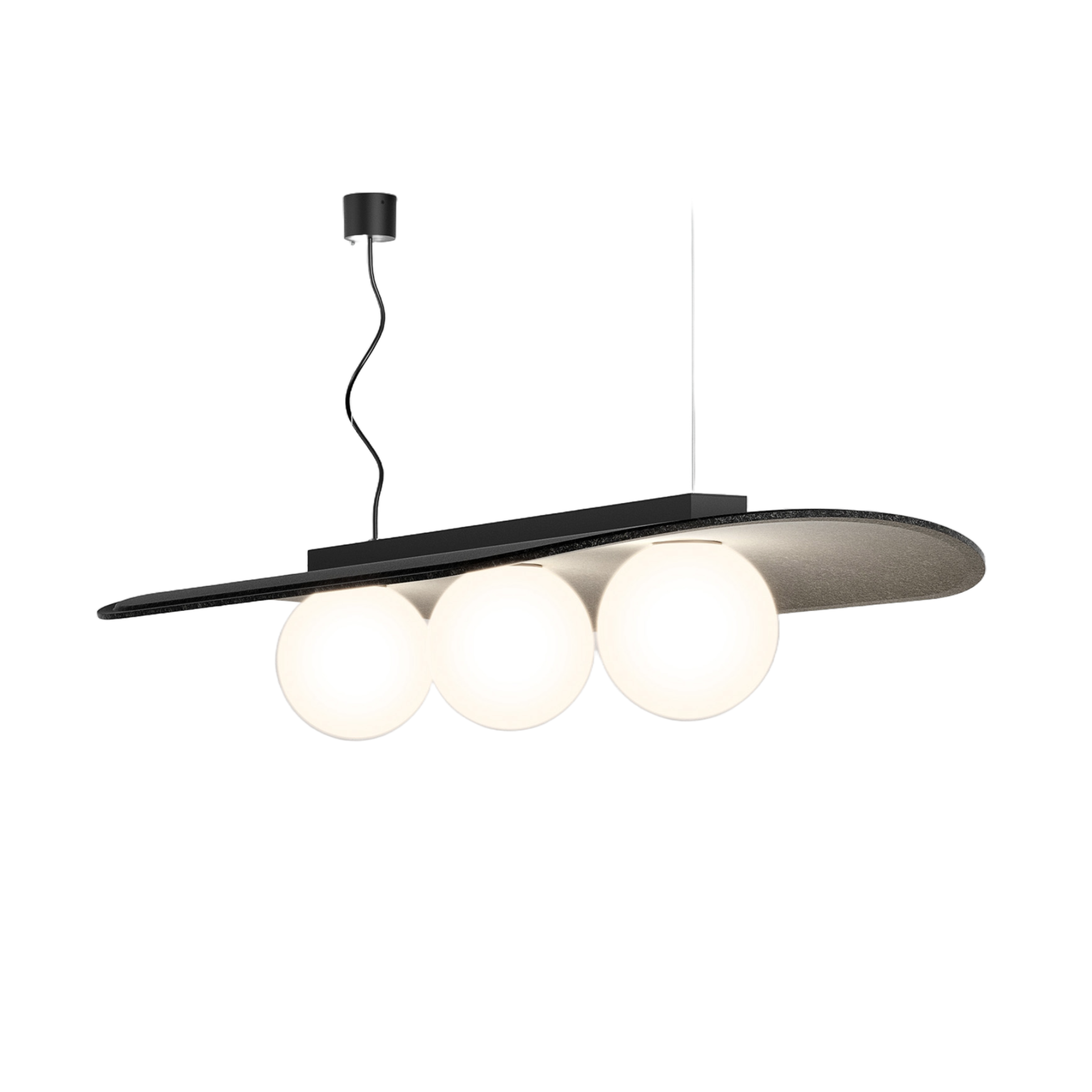 AQFELT OVALL BALL pendant lamp