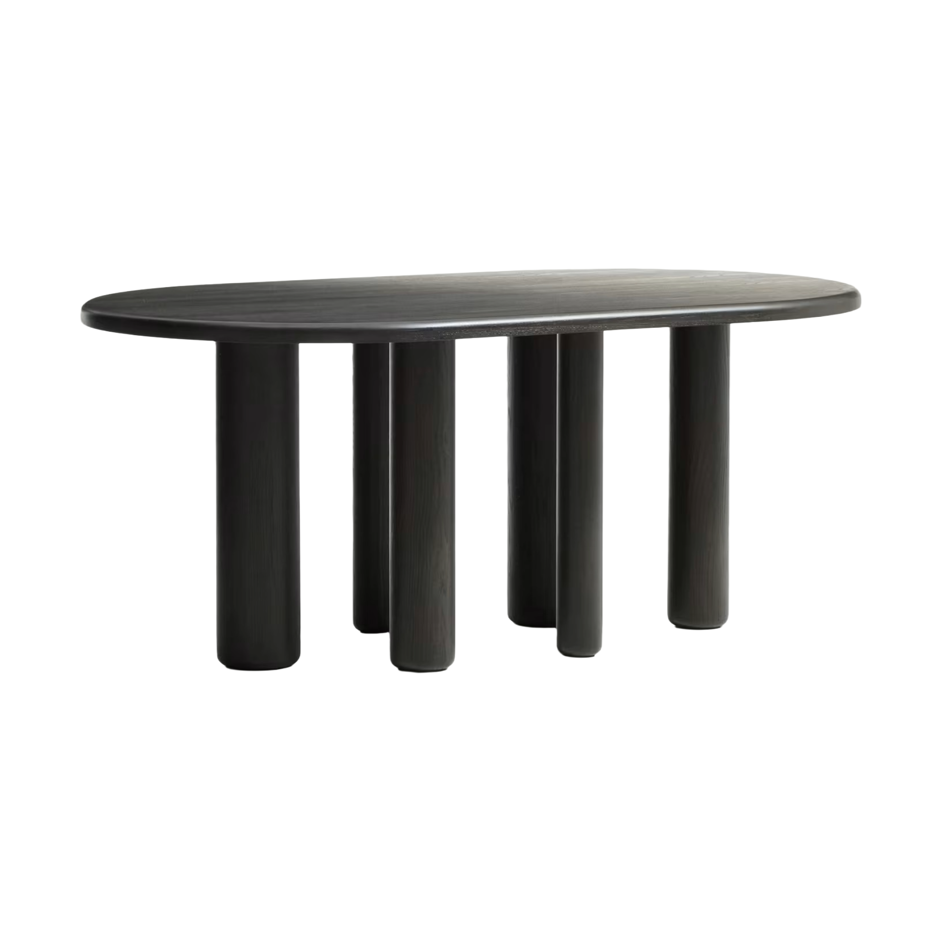 MAILEN dark ash veneer dining table