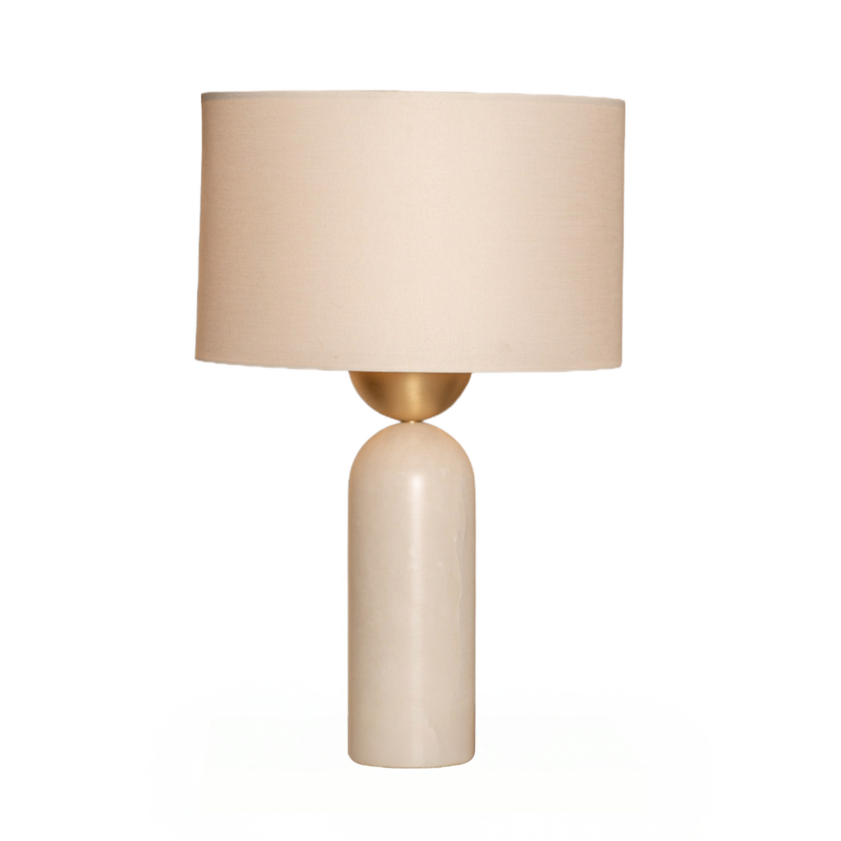 PEONA Table Lamp White Alabaster
