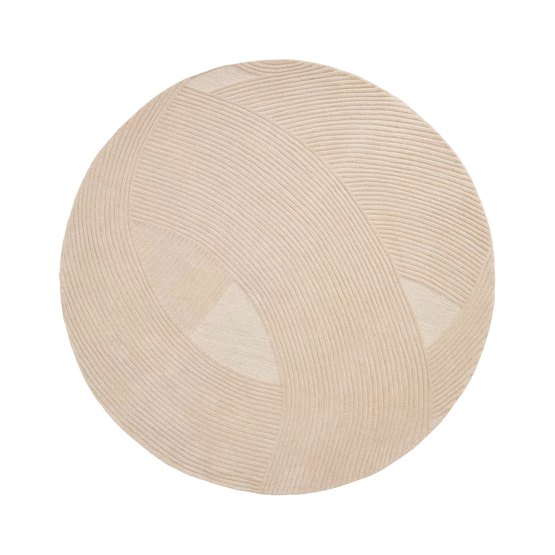 Round rug DOMM cream
