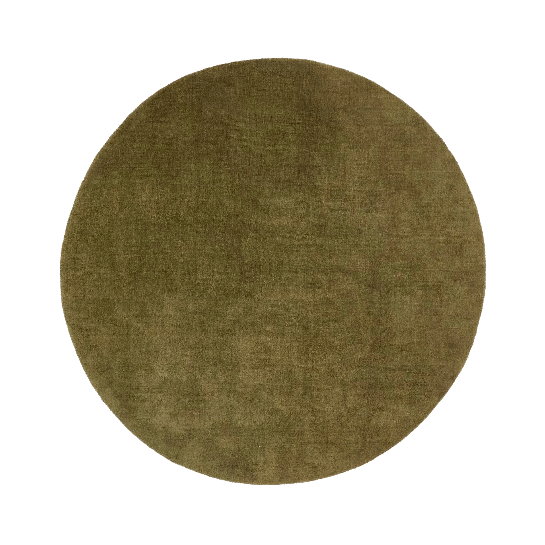 Round rug EMPURIES green