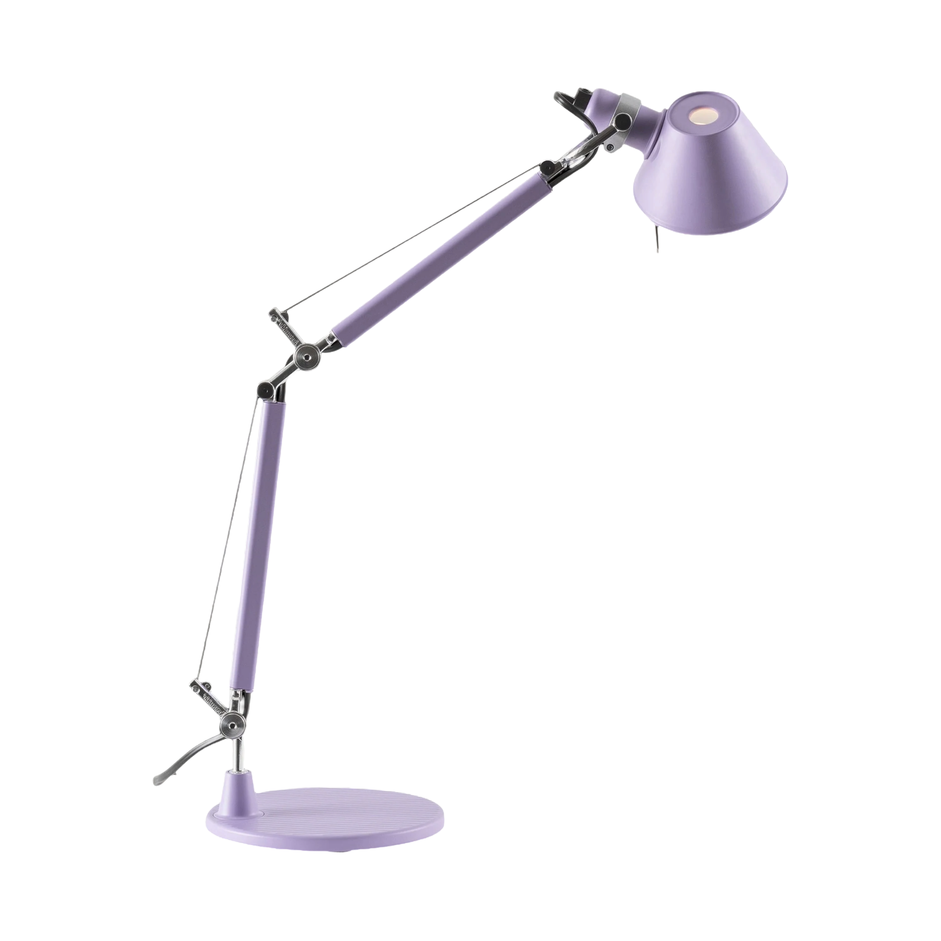 Verstellbare Schreibtischlampe TOLOMEO MICRO COLOR MATTE lavendel