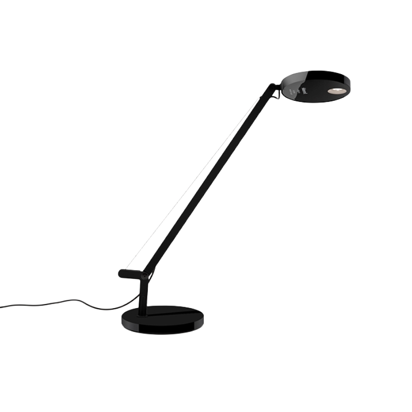 Adjustable Desk Lamp DEMETRA MICRO Glossy Black