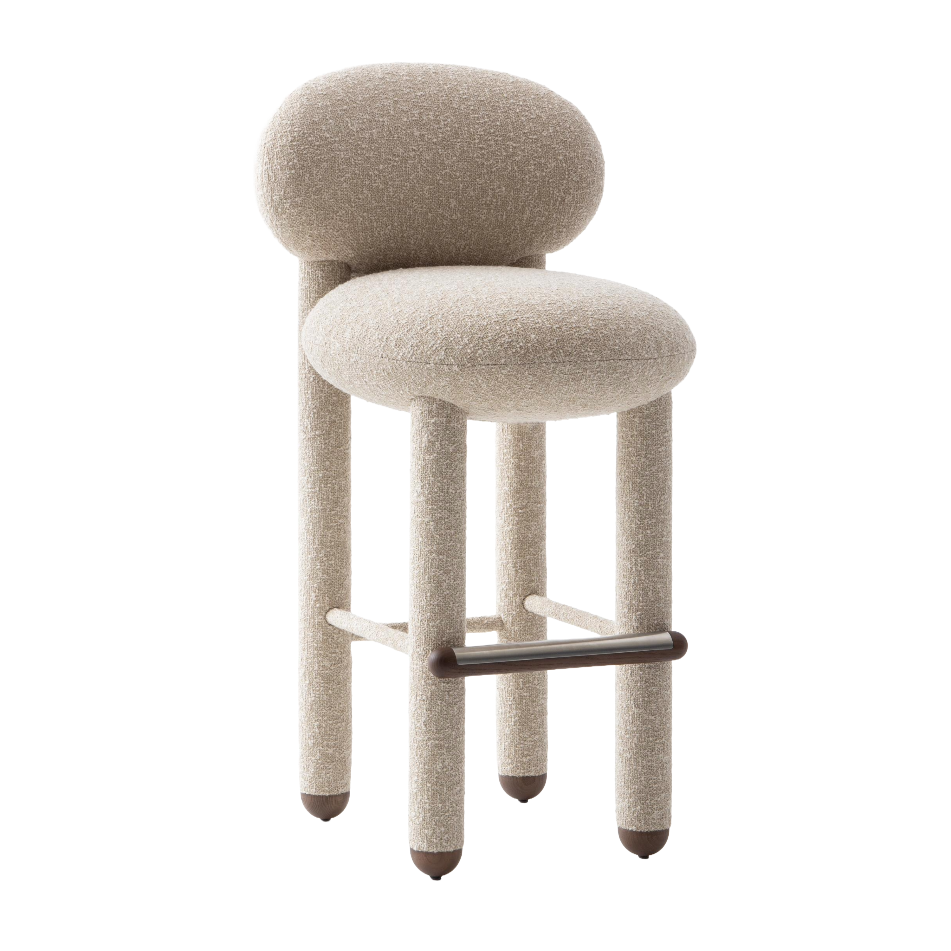 Upholstered FLOCK CS1 Bar Stool