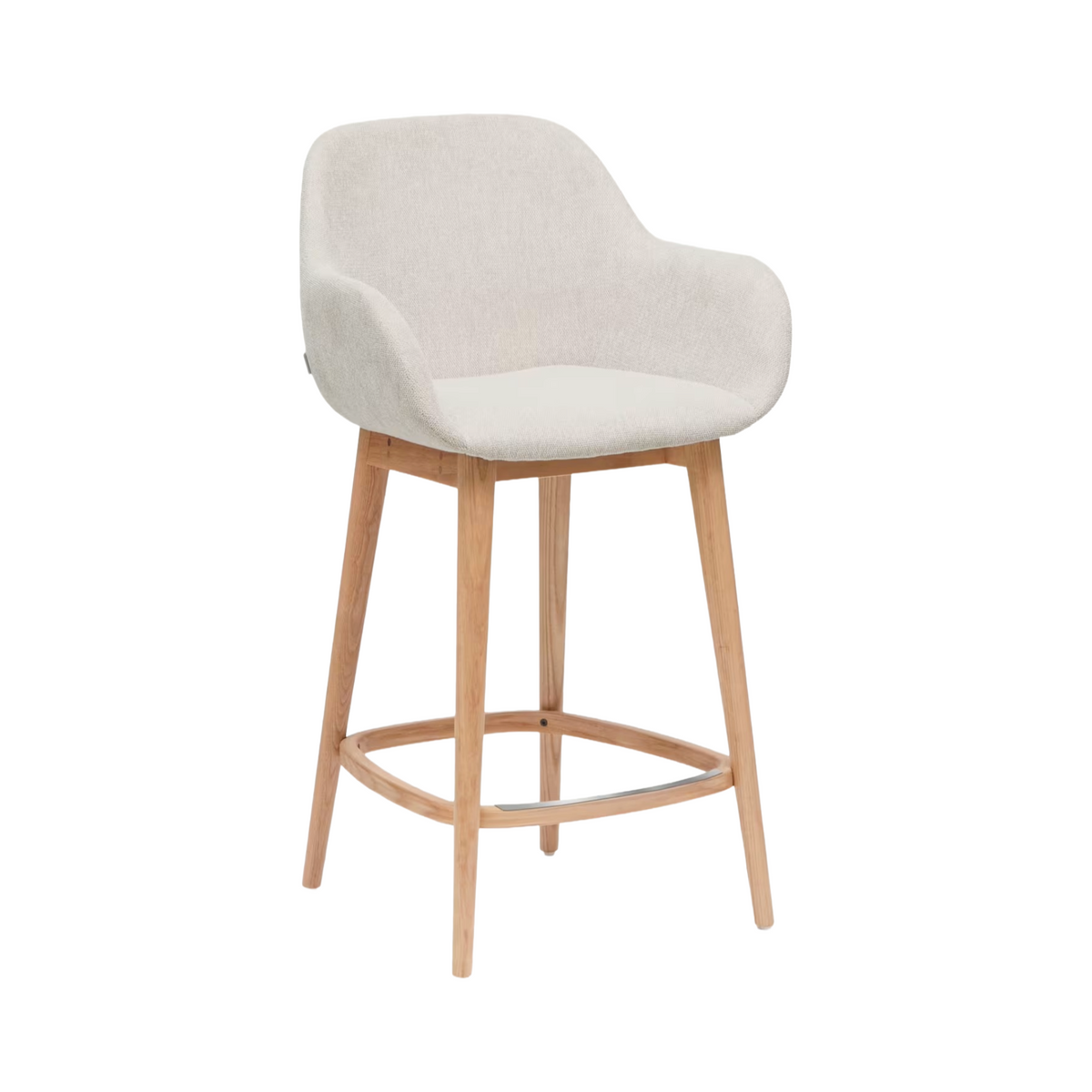 Beige riding chair with ash base