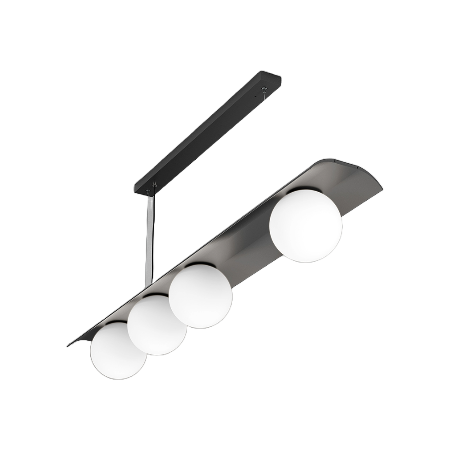 Pendelleuchte MODERN BALL ASYMMETRIE X4