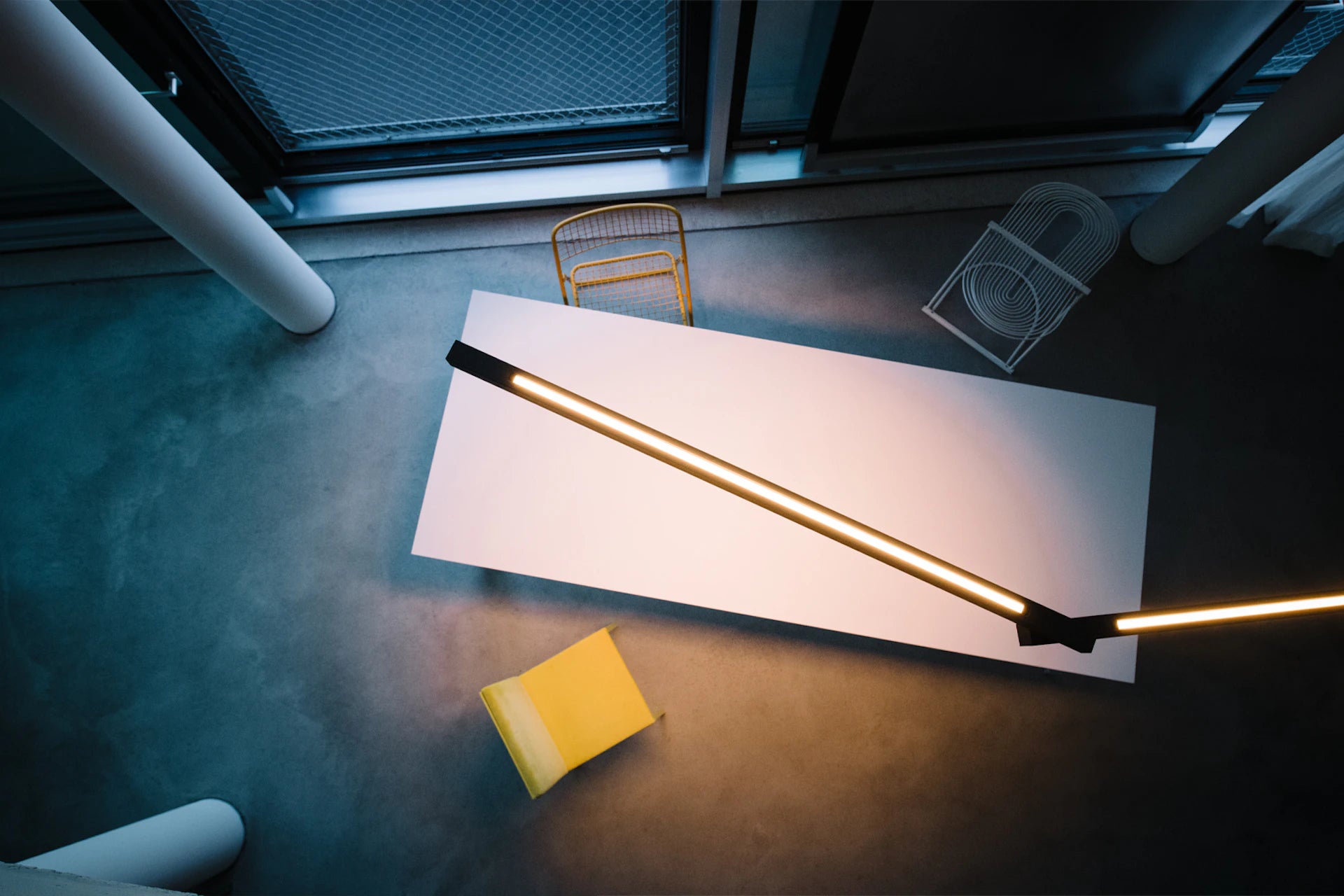 Wandleuchte mit Arm BLACK FLAG PRO schwarz