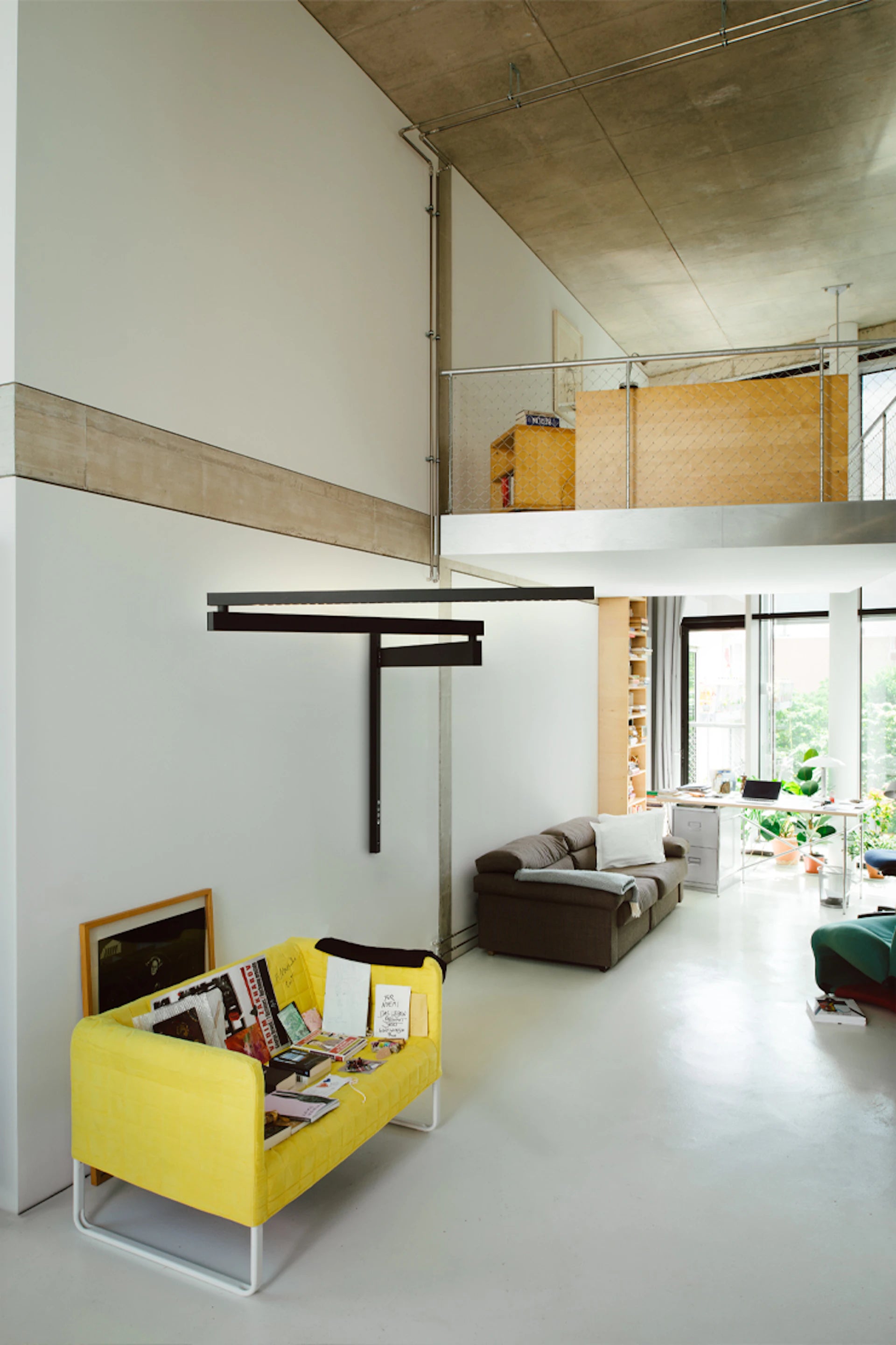 Wandleuchte mit Arm BLACK FLAG PRO schwarz