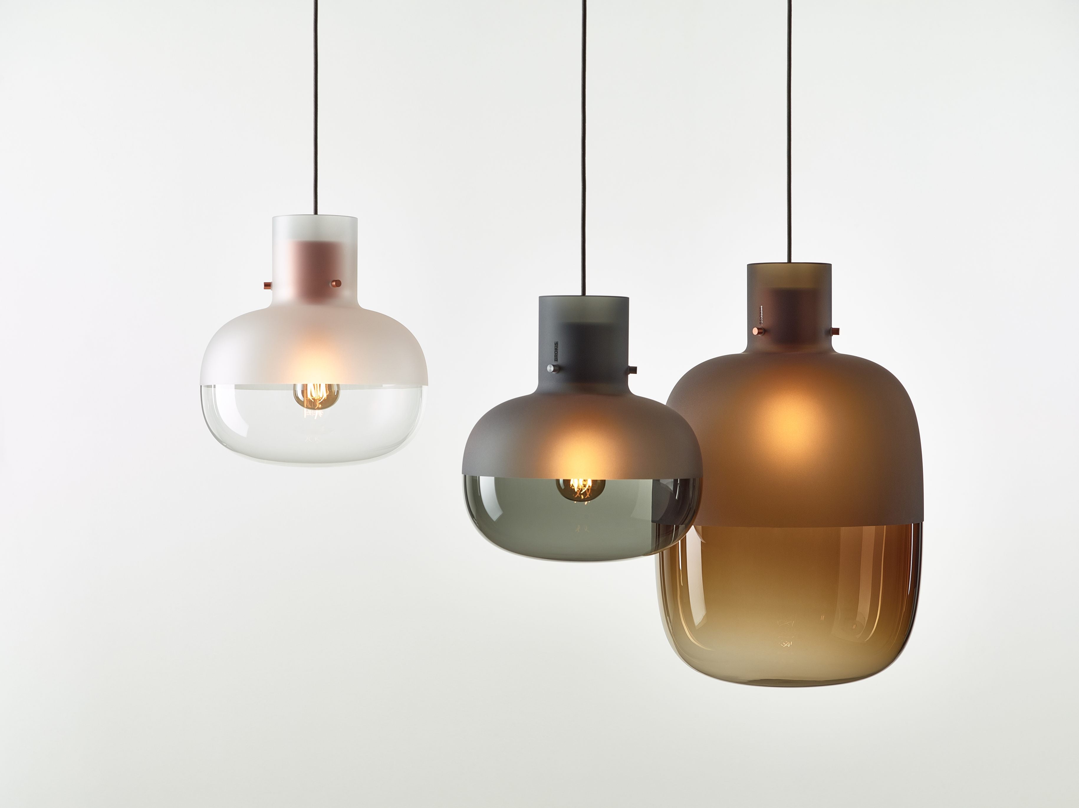 Hanging lamp awa large inflatable glass