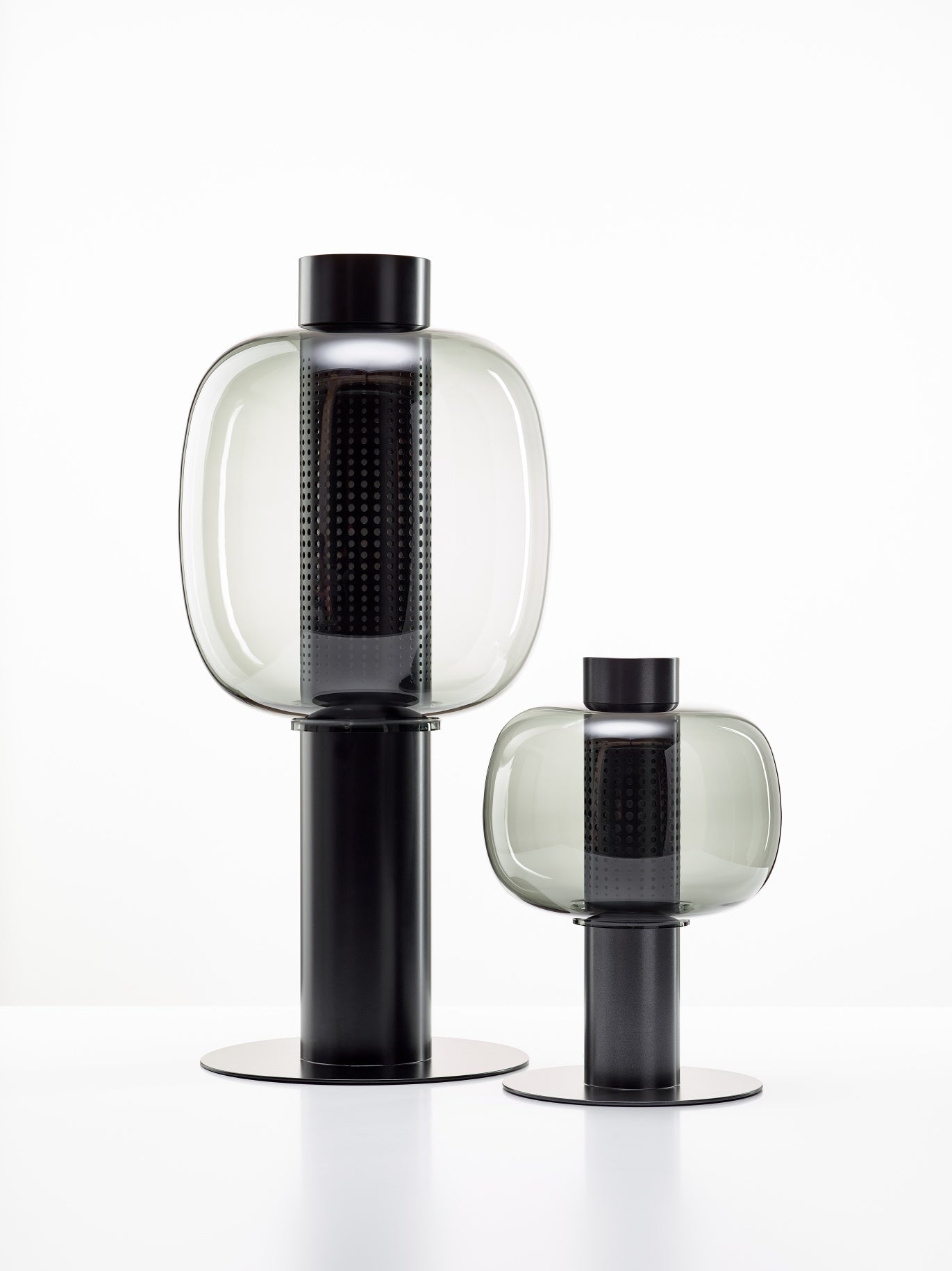 Stehlampe für den Außenbereich BONBORI aus geblasenem Glas
