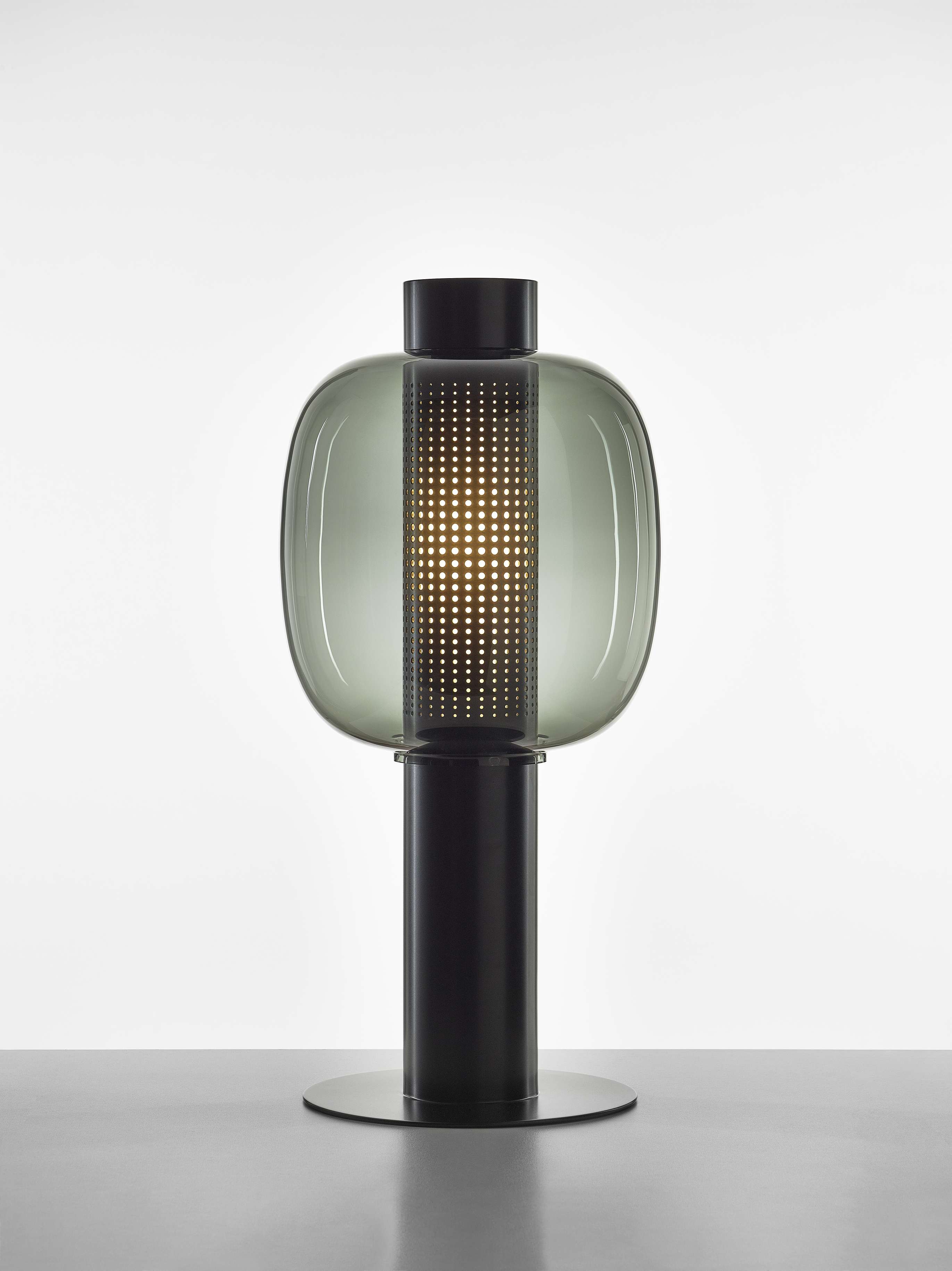 Stehlampe für den Außenbereich BONBORI aus geblasenem Glas