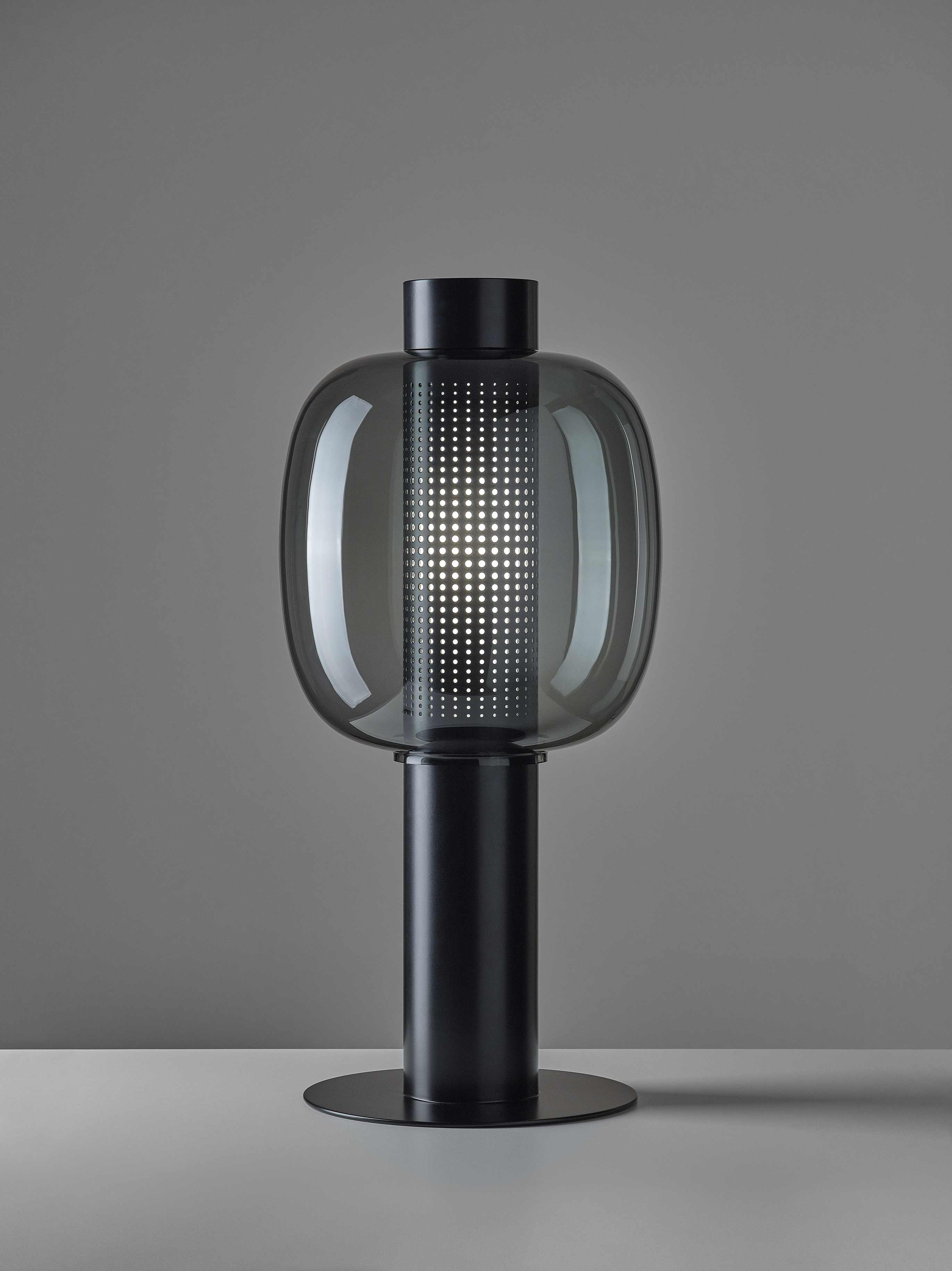 Stehlampe für den Außenbereich BONBORI aus geblasenem Glas