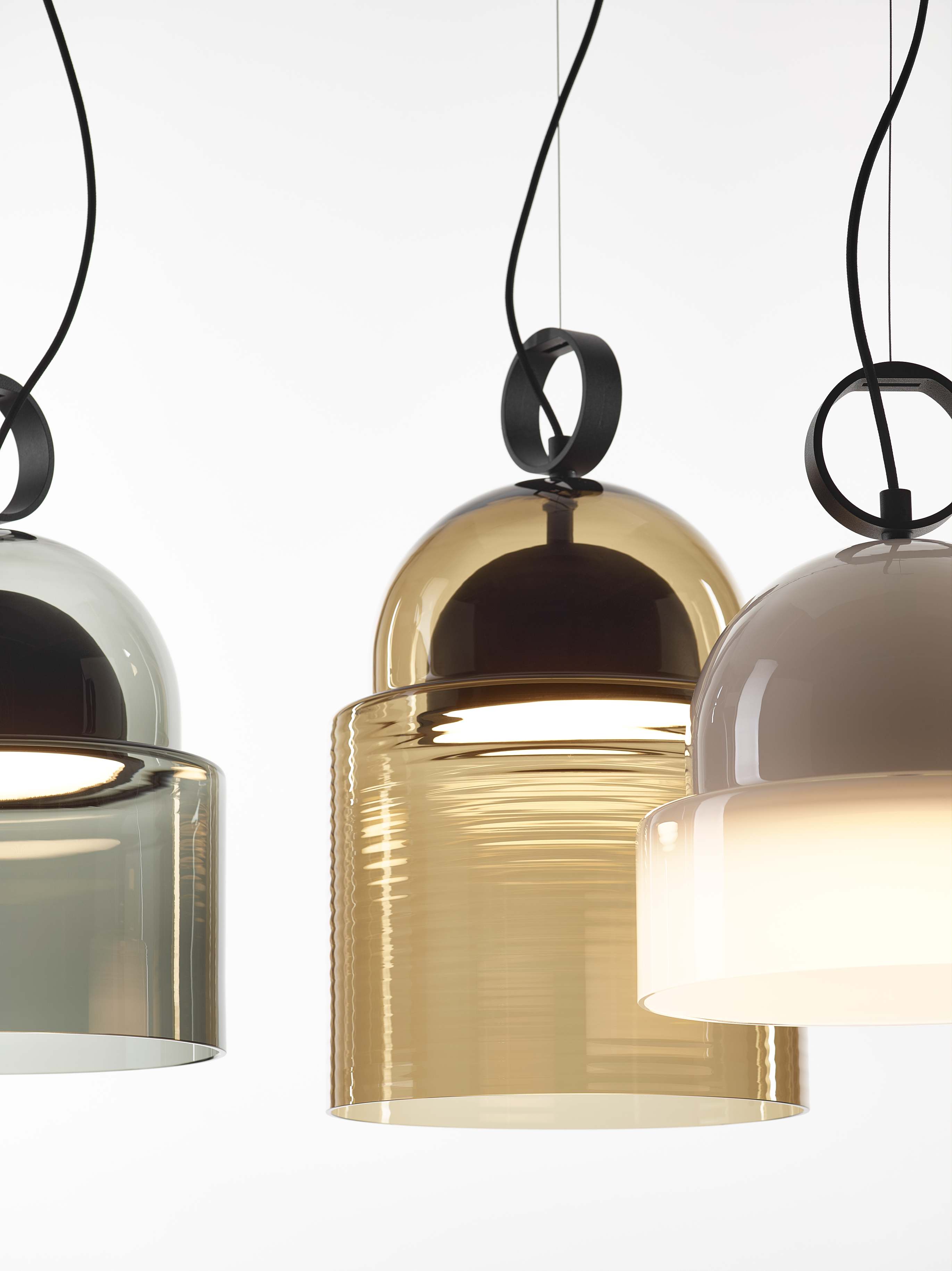 Hanging lamp Dome inflatable glass