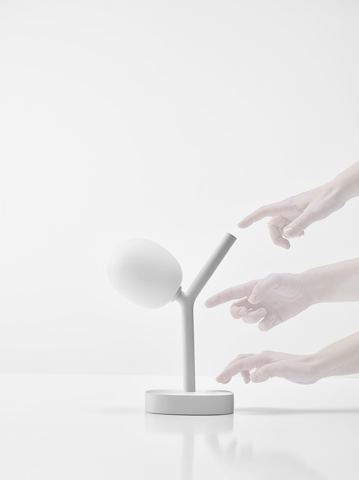 Ivy portable lamp matte glass
