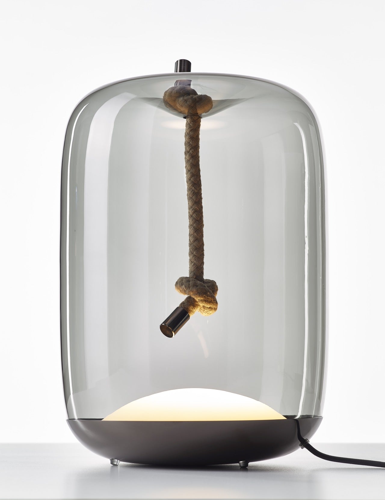 Knot table lamp - Cilindro glass