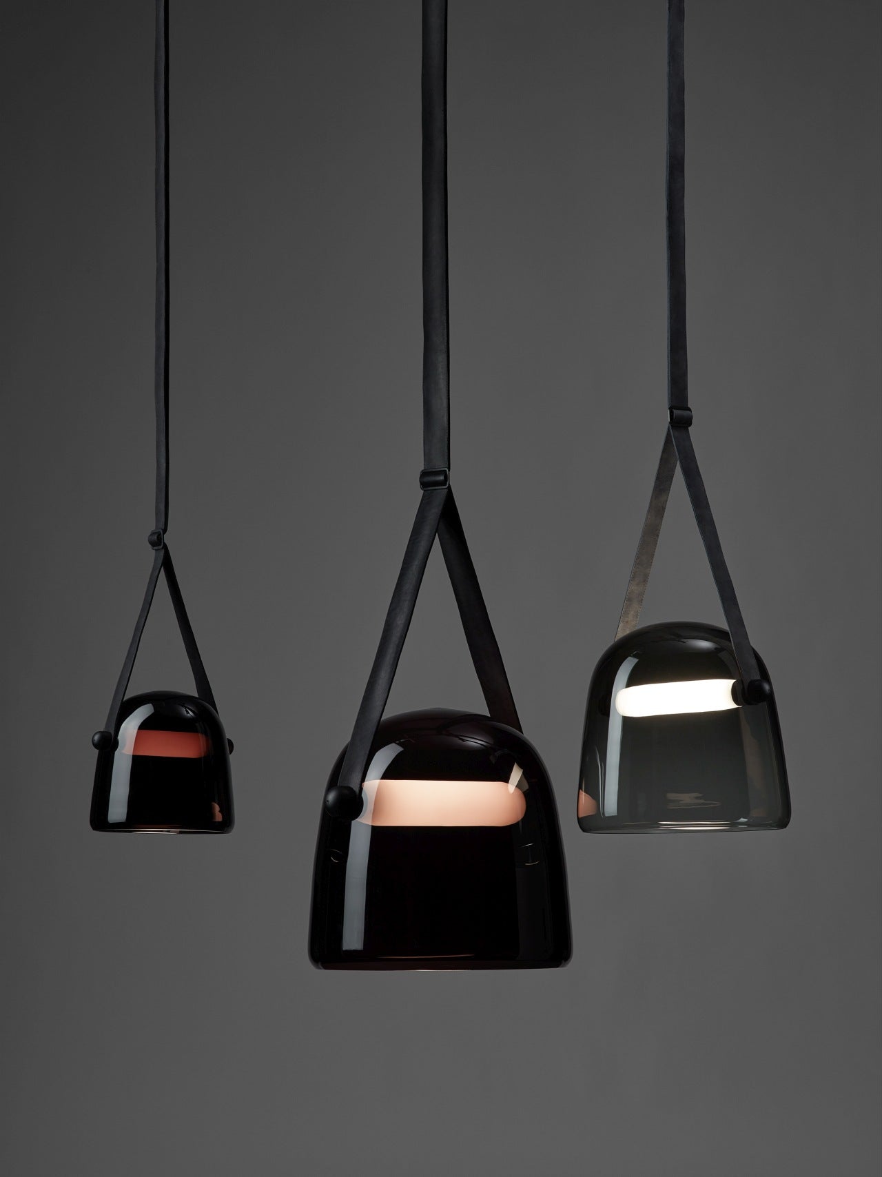 Hanging lamp Mona black headliner
