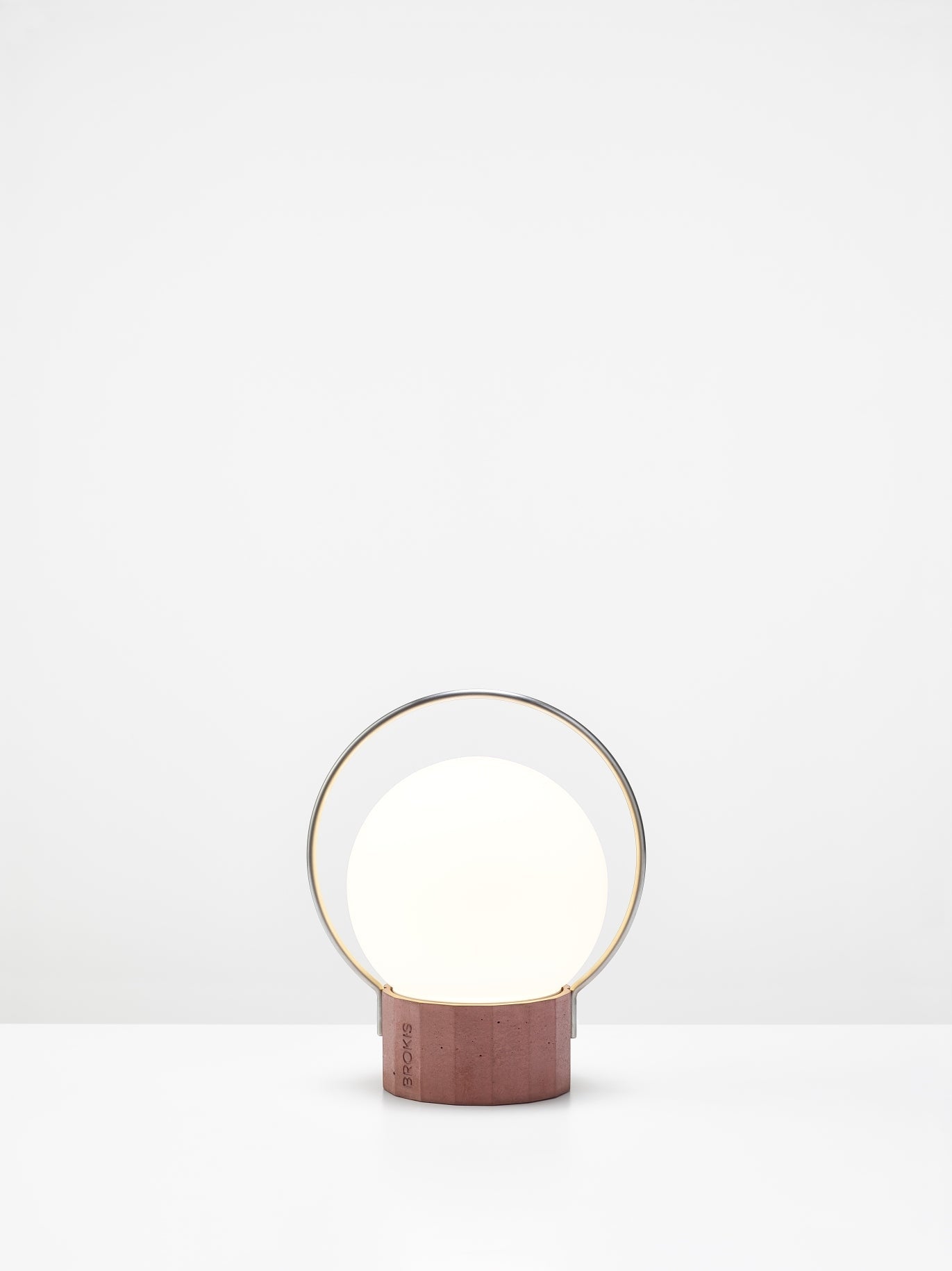 Portable lamp sphere portable shiny glass