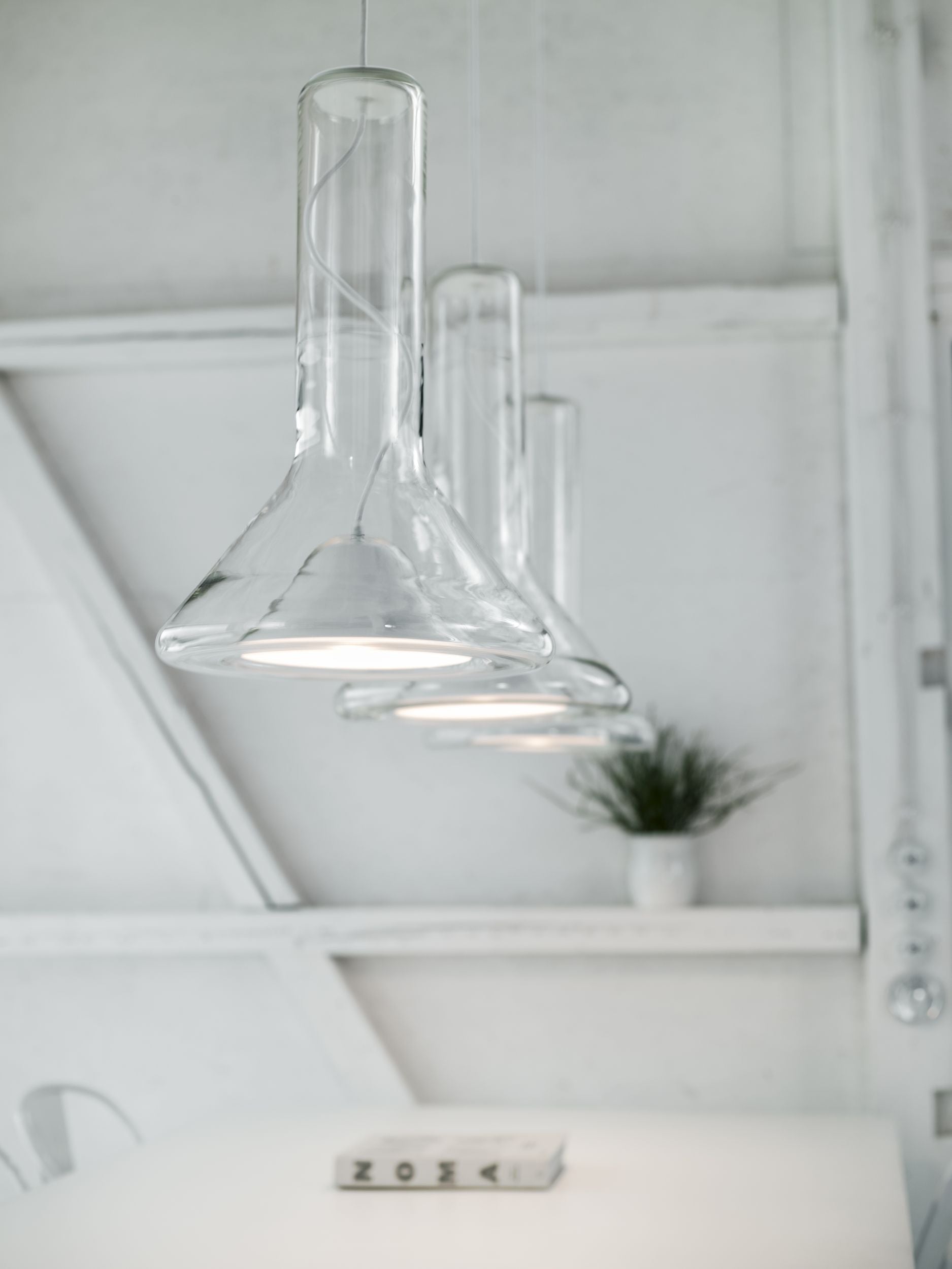 Hängende Lampenpfeife aufblasbares Glas