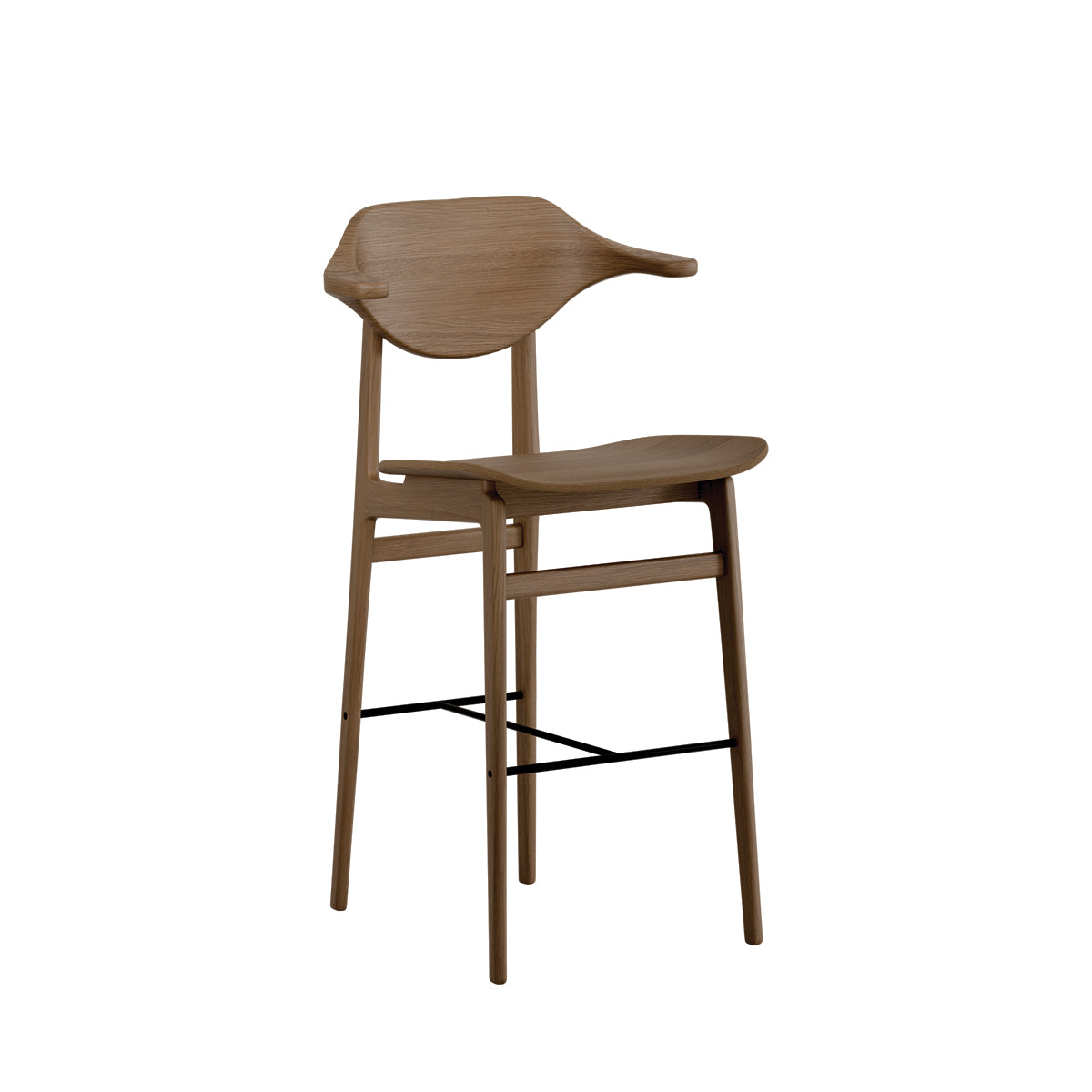 BUFALA Customized Bar Stool with Wooden Base