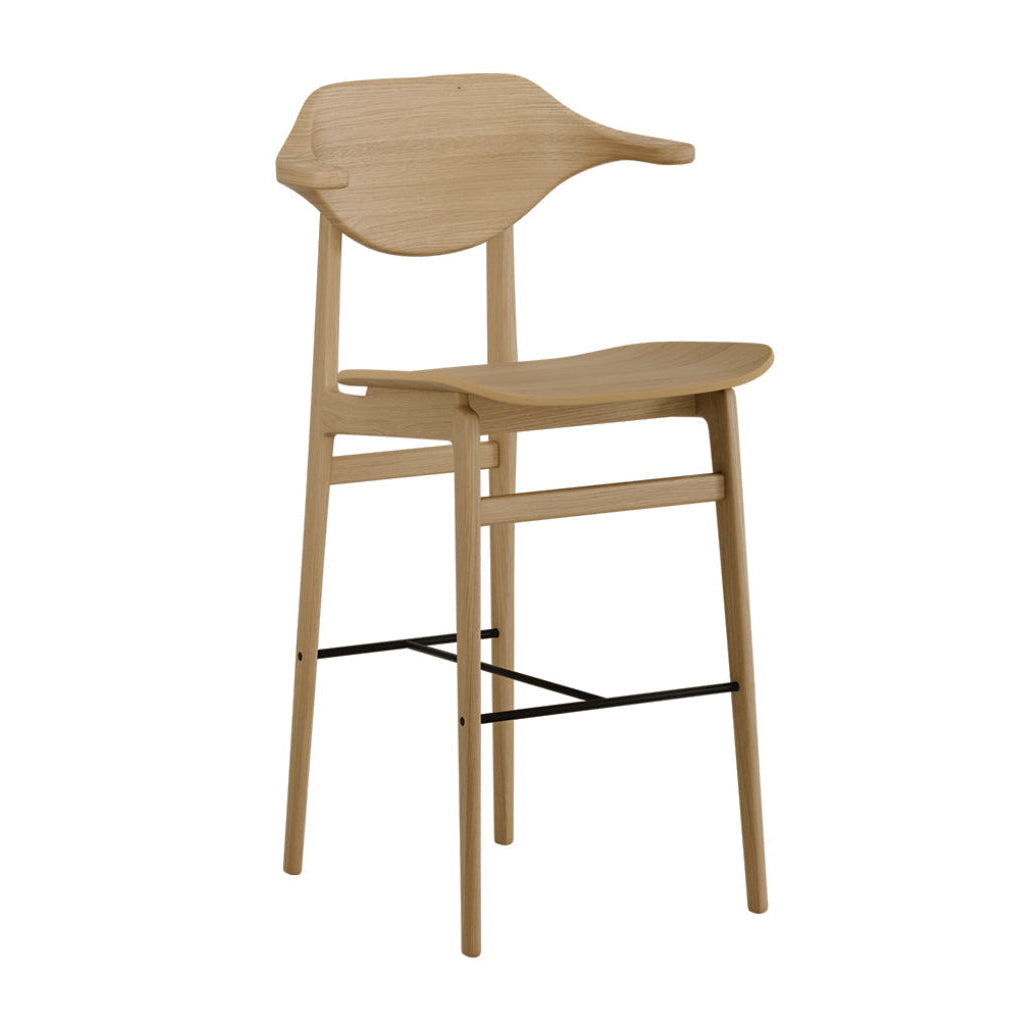 BUFALA Customized Bar Stool with Wooden Base