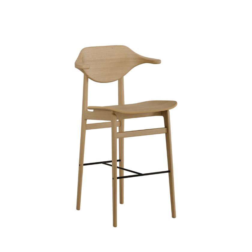 BUFALA Customized Bar Stool with Wooden Base