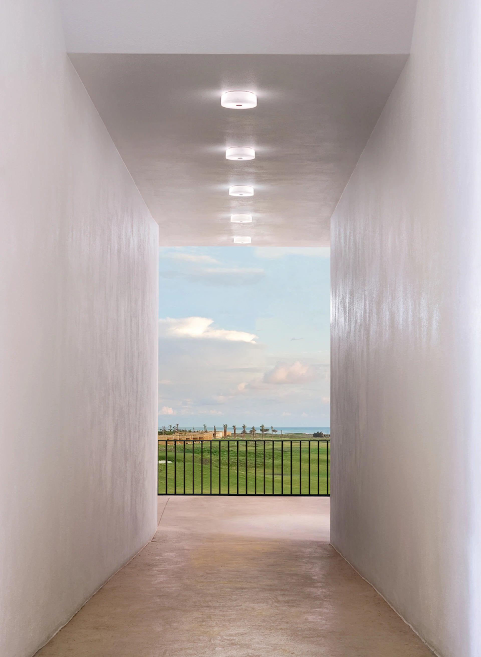 Plafon BUTTON opalglas