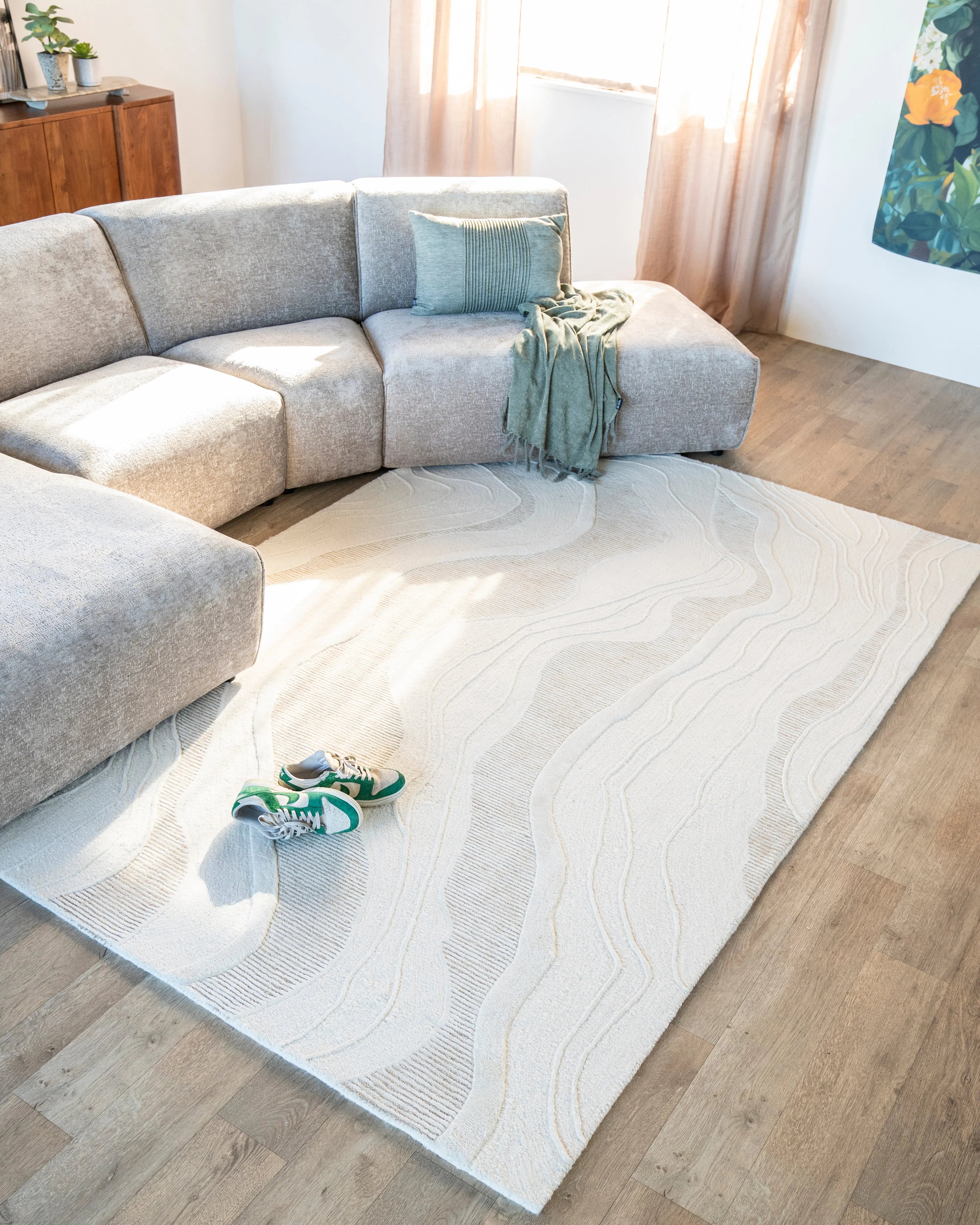 Dywan SOIL kremowy – styl minimalistyczny