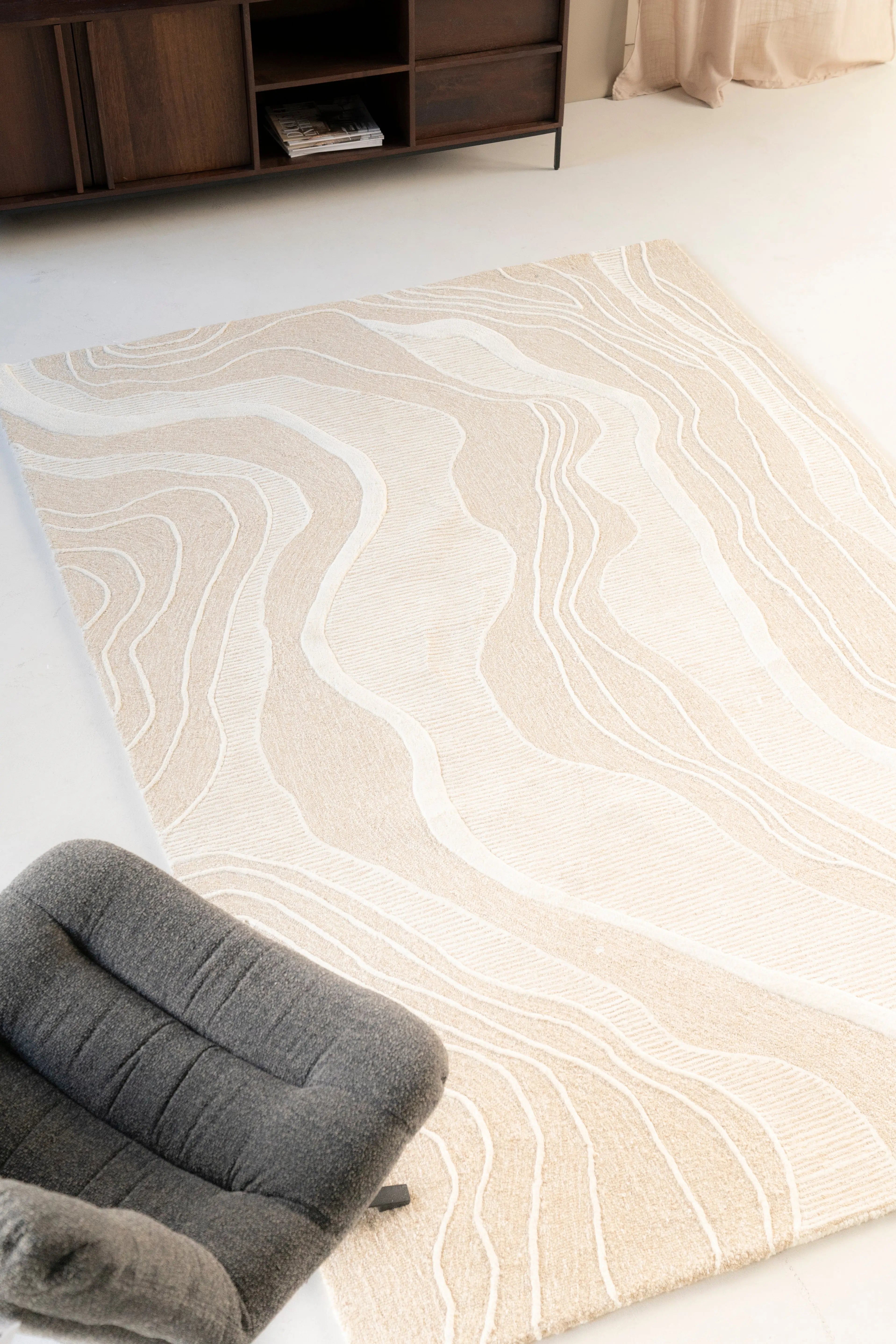 Dywan SOIL beżowy – styl minimalistyczny