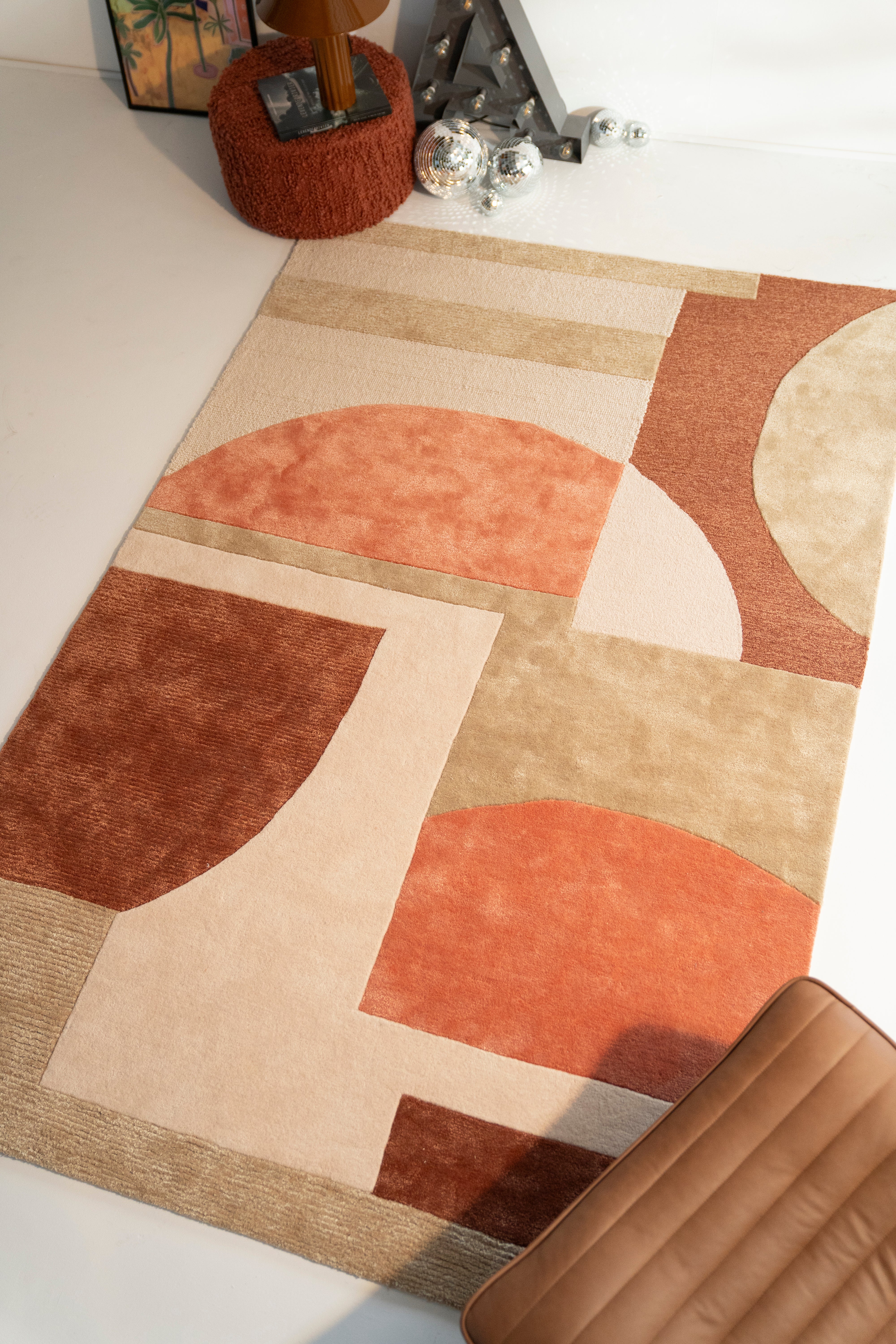 KAZI terracotta rug