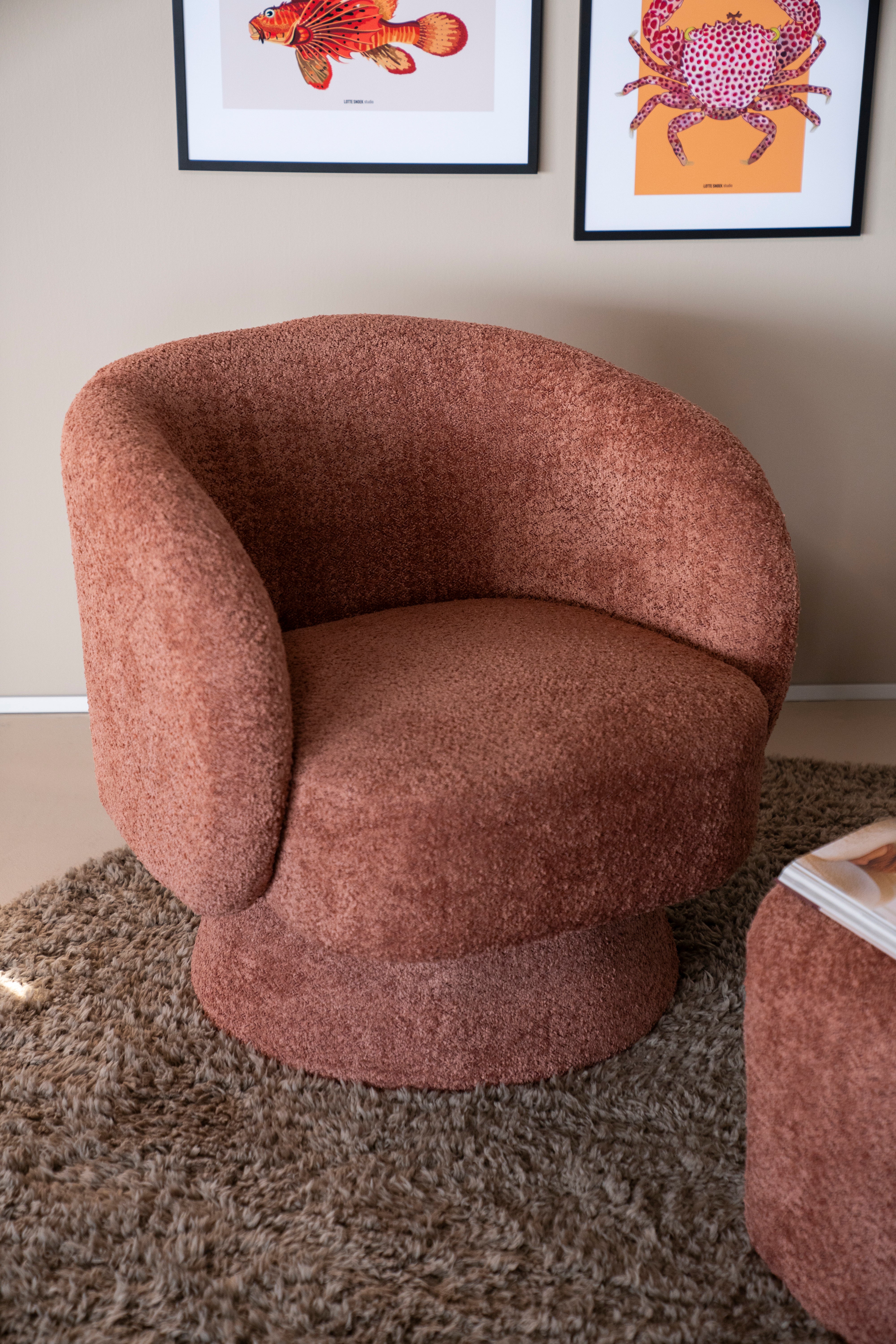 BALOU Armchair Terracotta