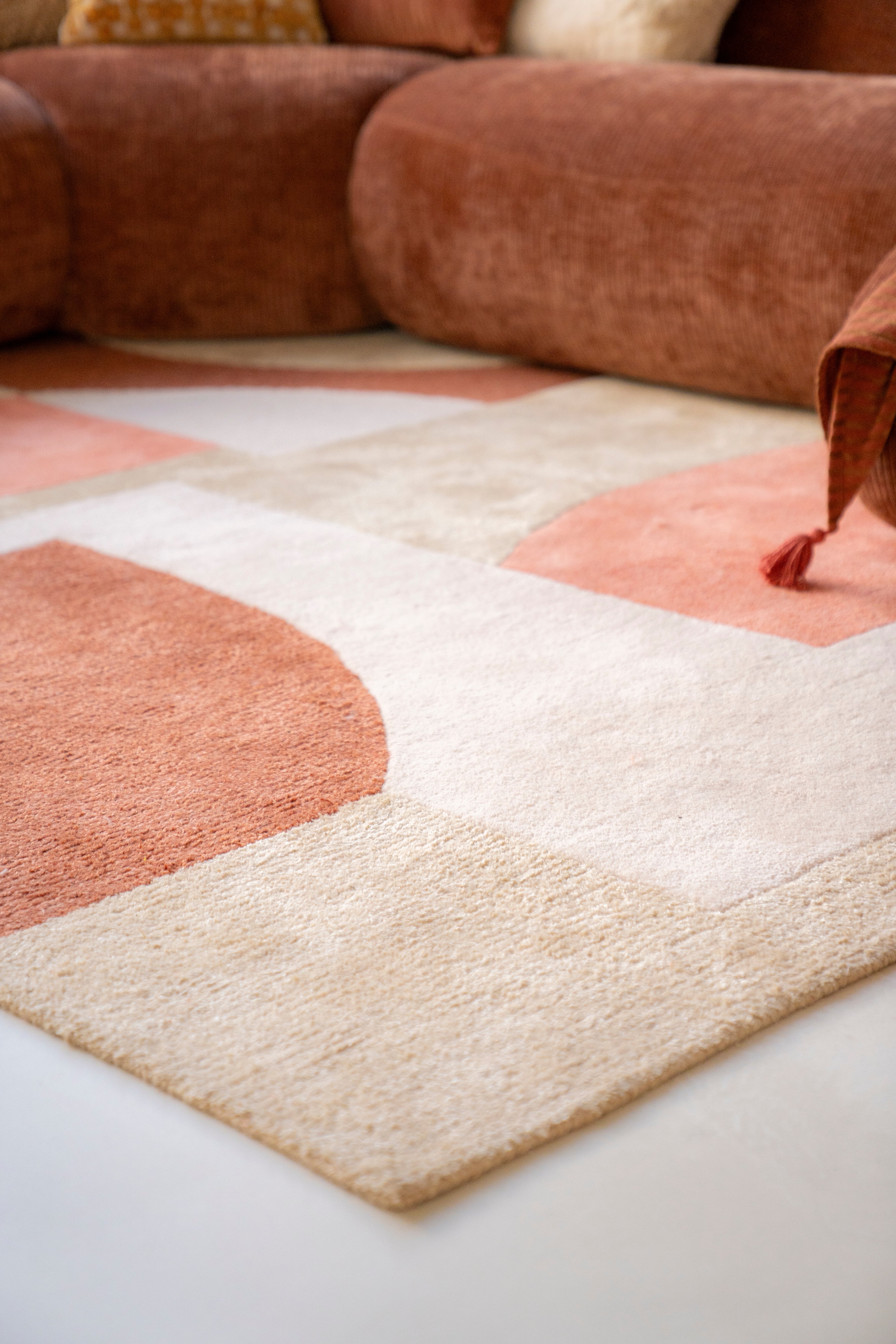 KAZI terracotta rug