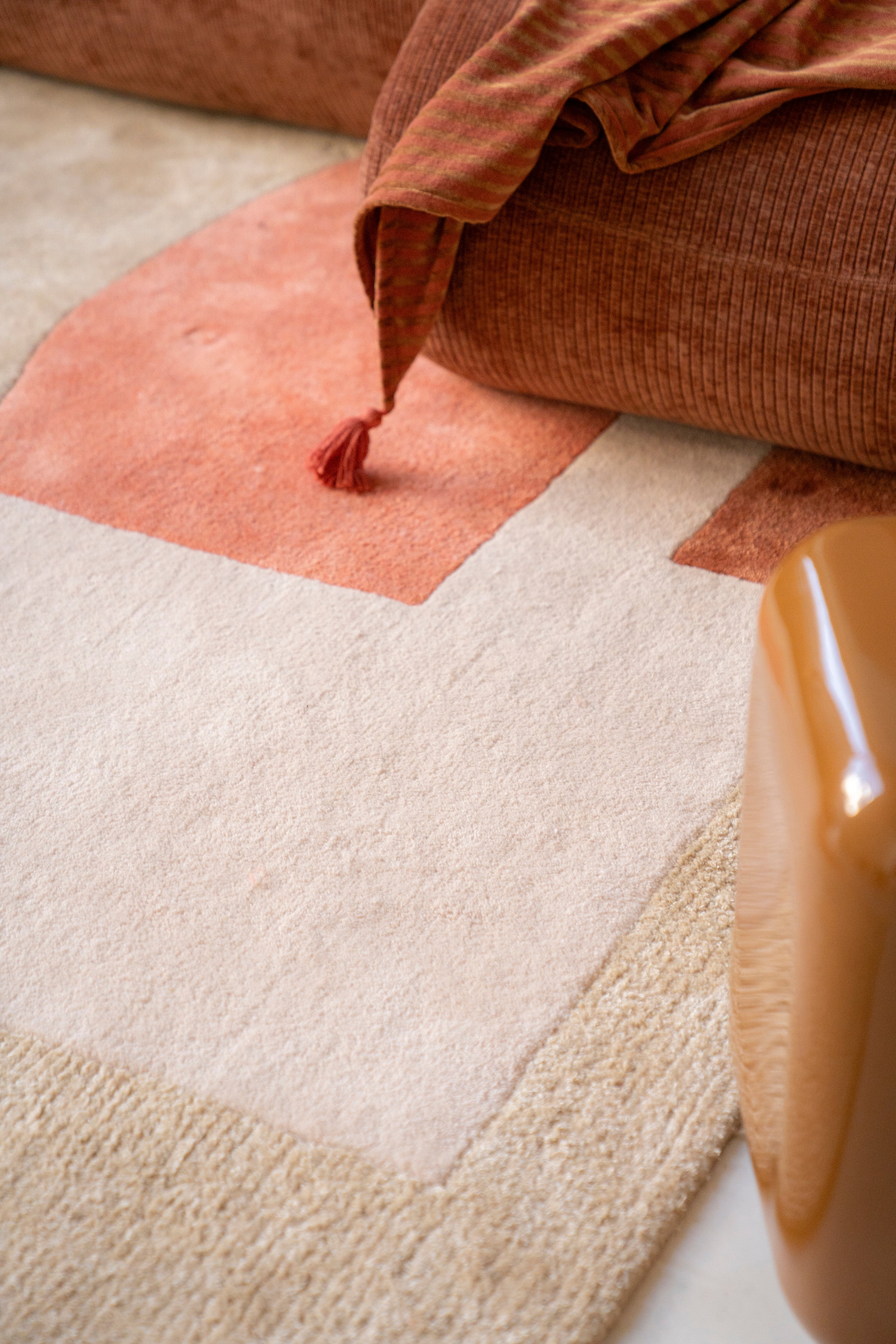KAZI terracotta rug