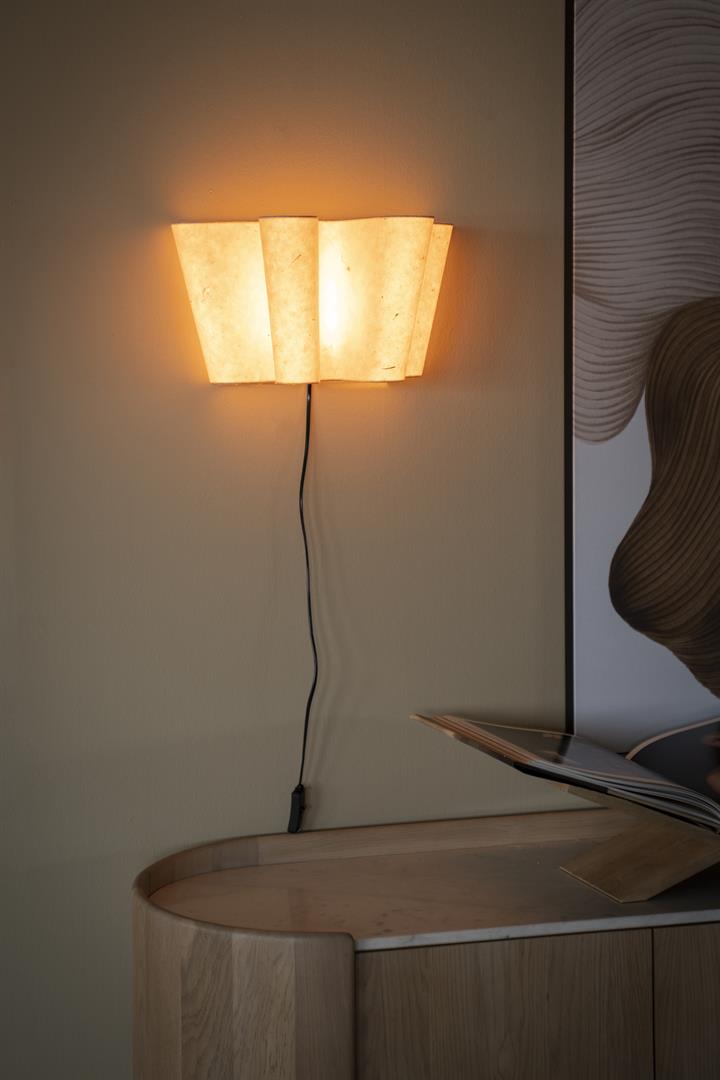 Wandleuchte MEANDER beige