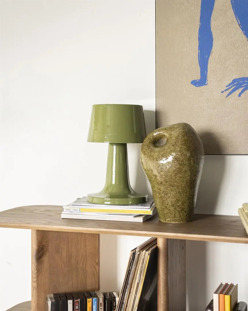 Lampa stołowa ALVO zielony – styl minimalistyczny