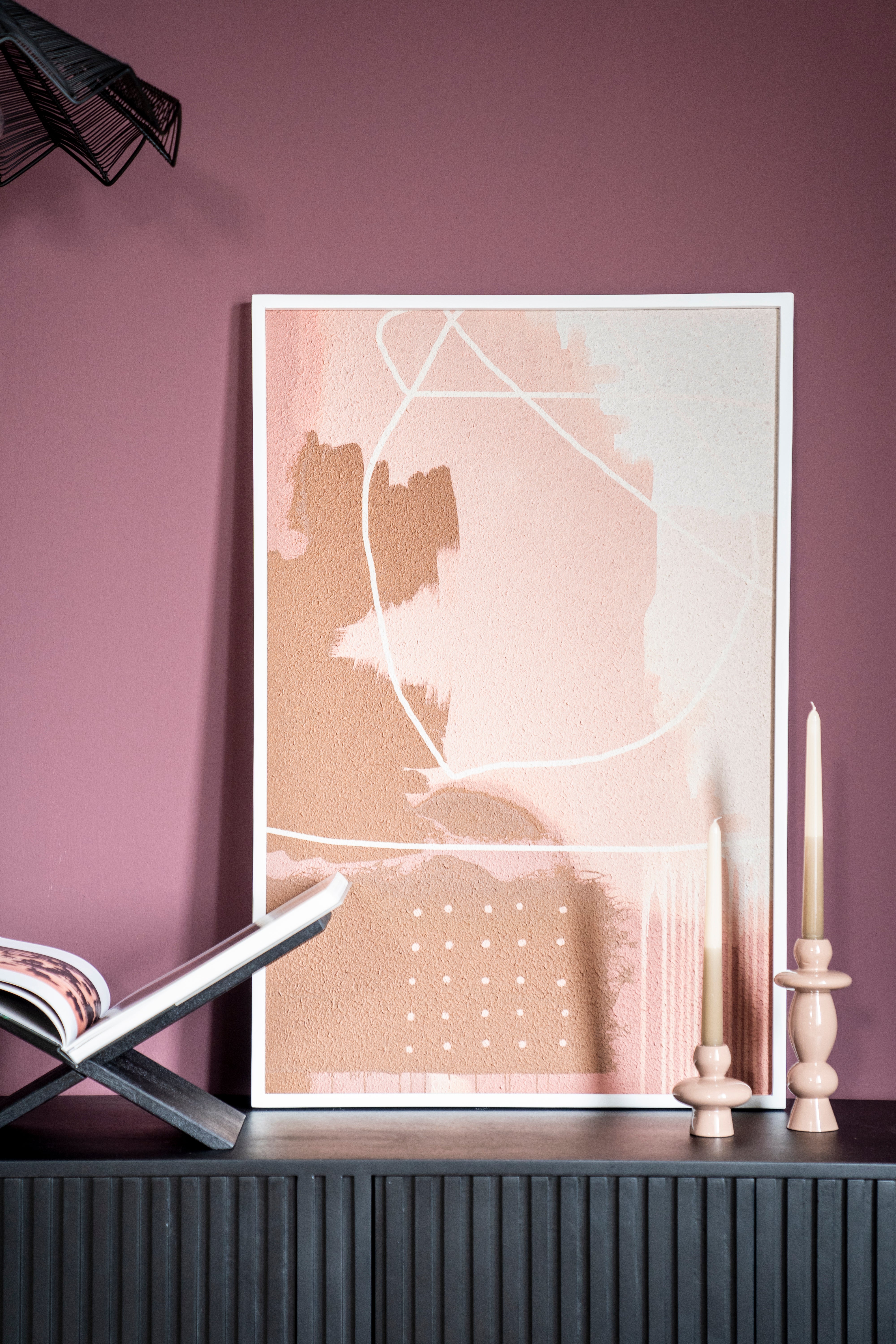 Buchständer TEE schwarzes Mangoholz