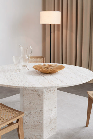 GRAVITY floor lamp white marble
