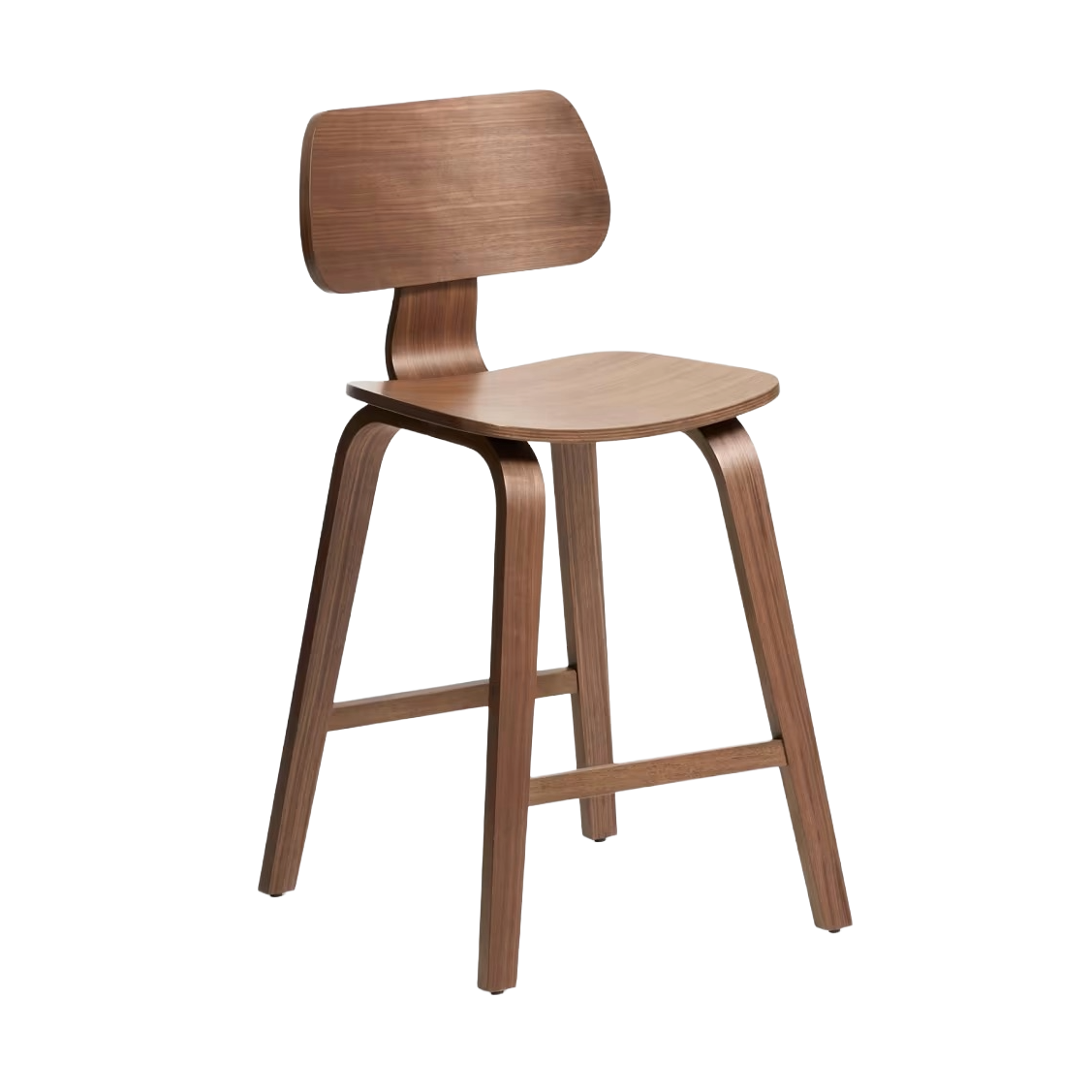 GENA Bar Stool Walnut Veneer