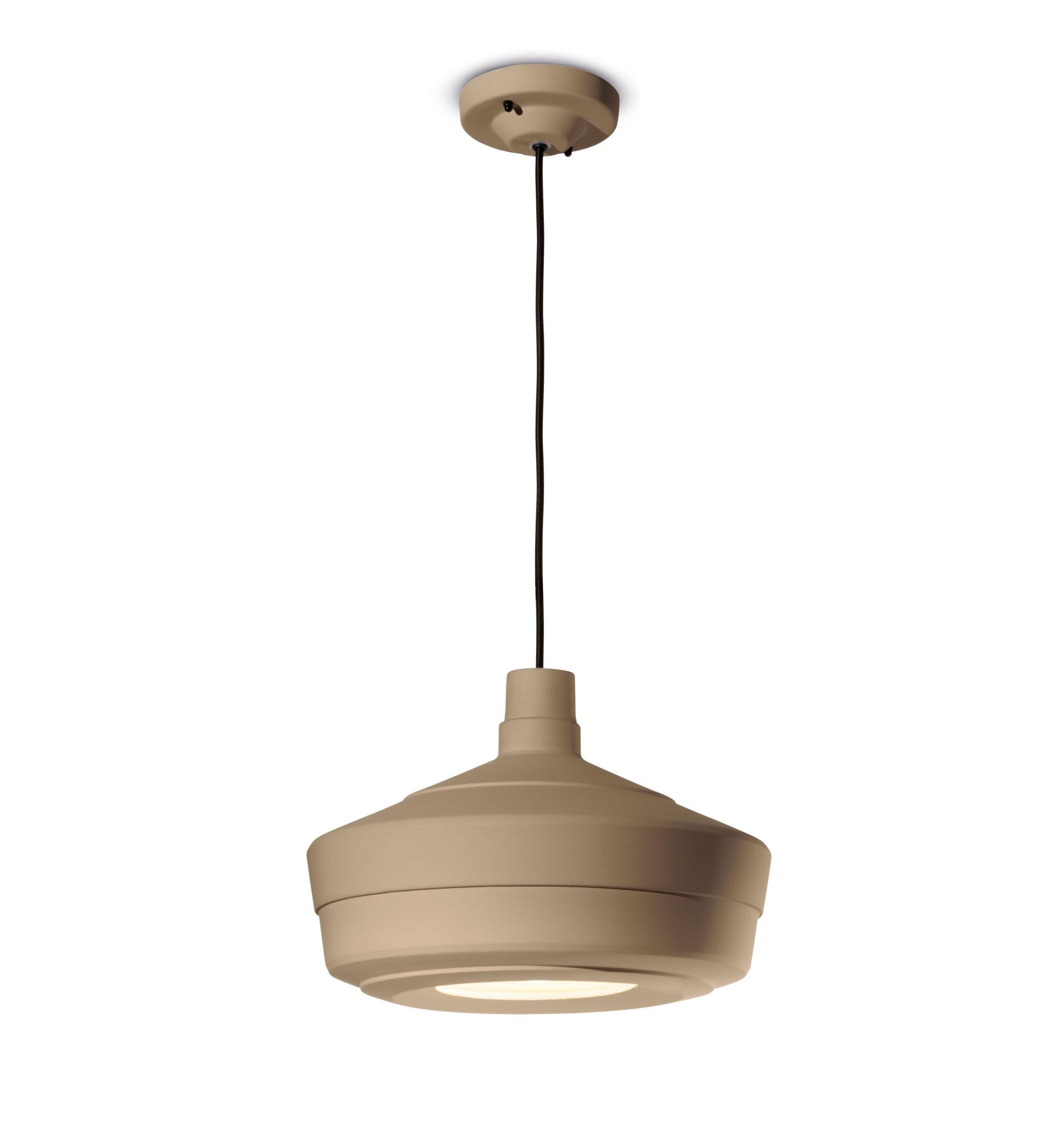 Keramik-Pendelleuchte CHURUATA beige