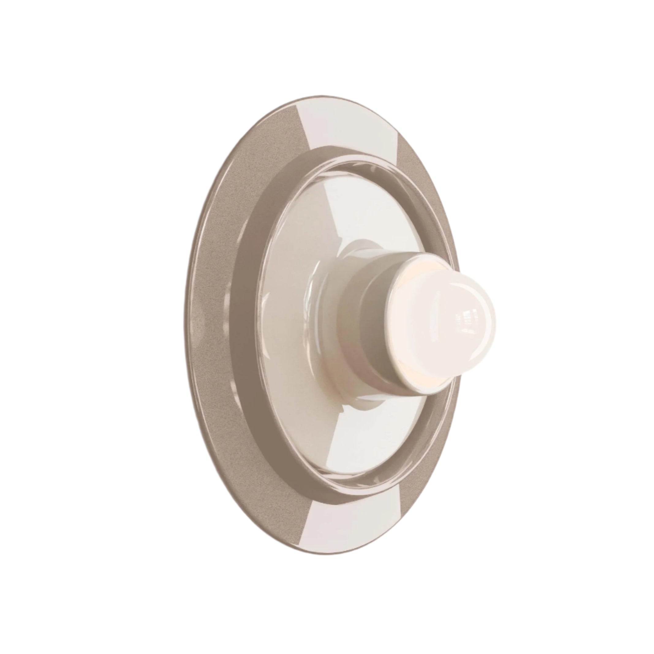 Keramik-Wandleuchte VOILÀ beige mit creme
