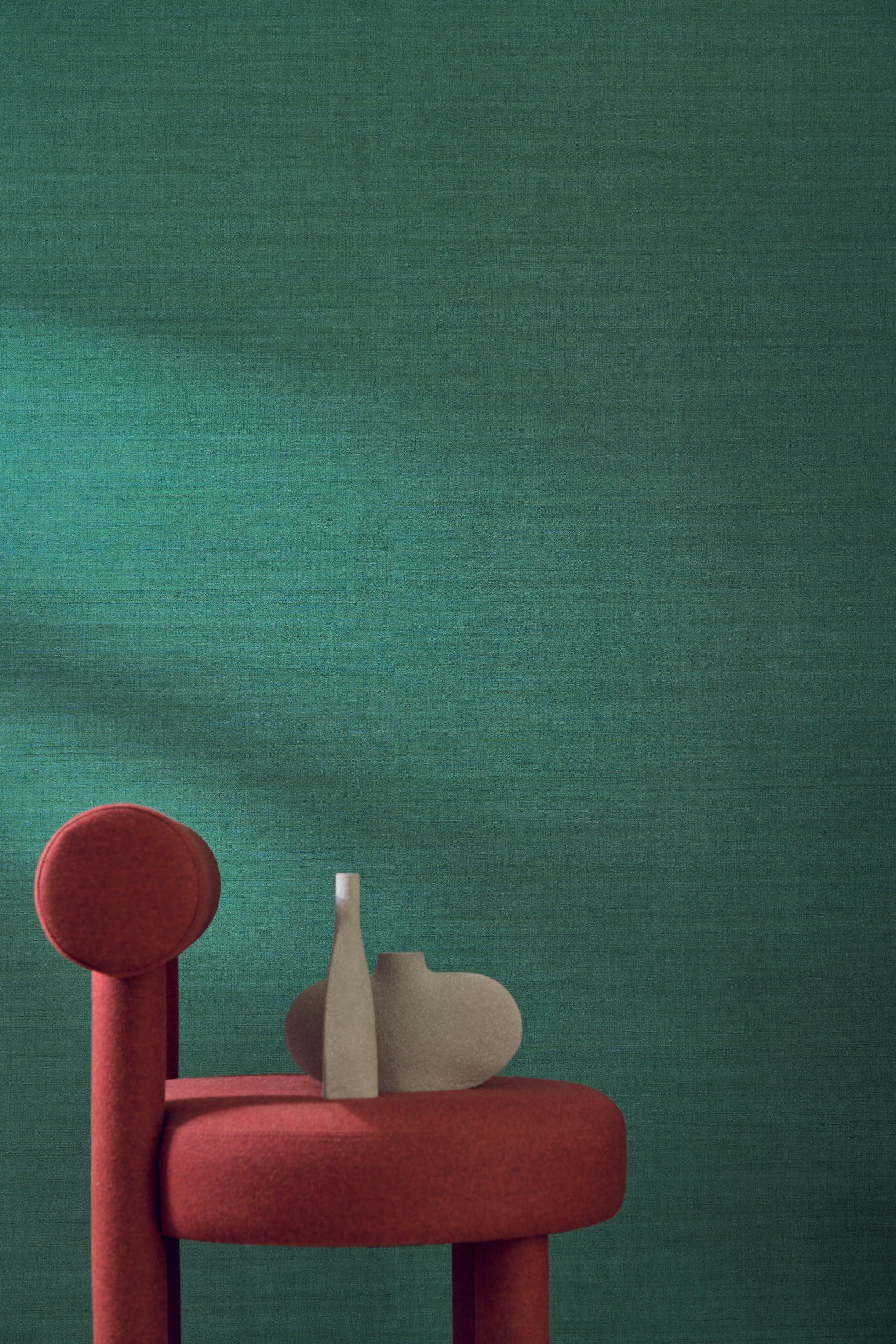 Tapeta imitująca tkaninę SORA - IVOIRE