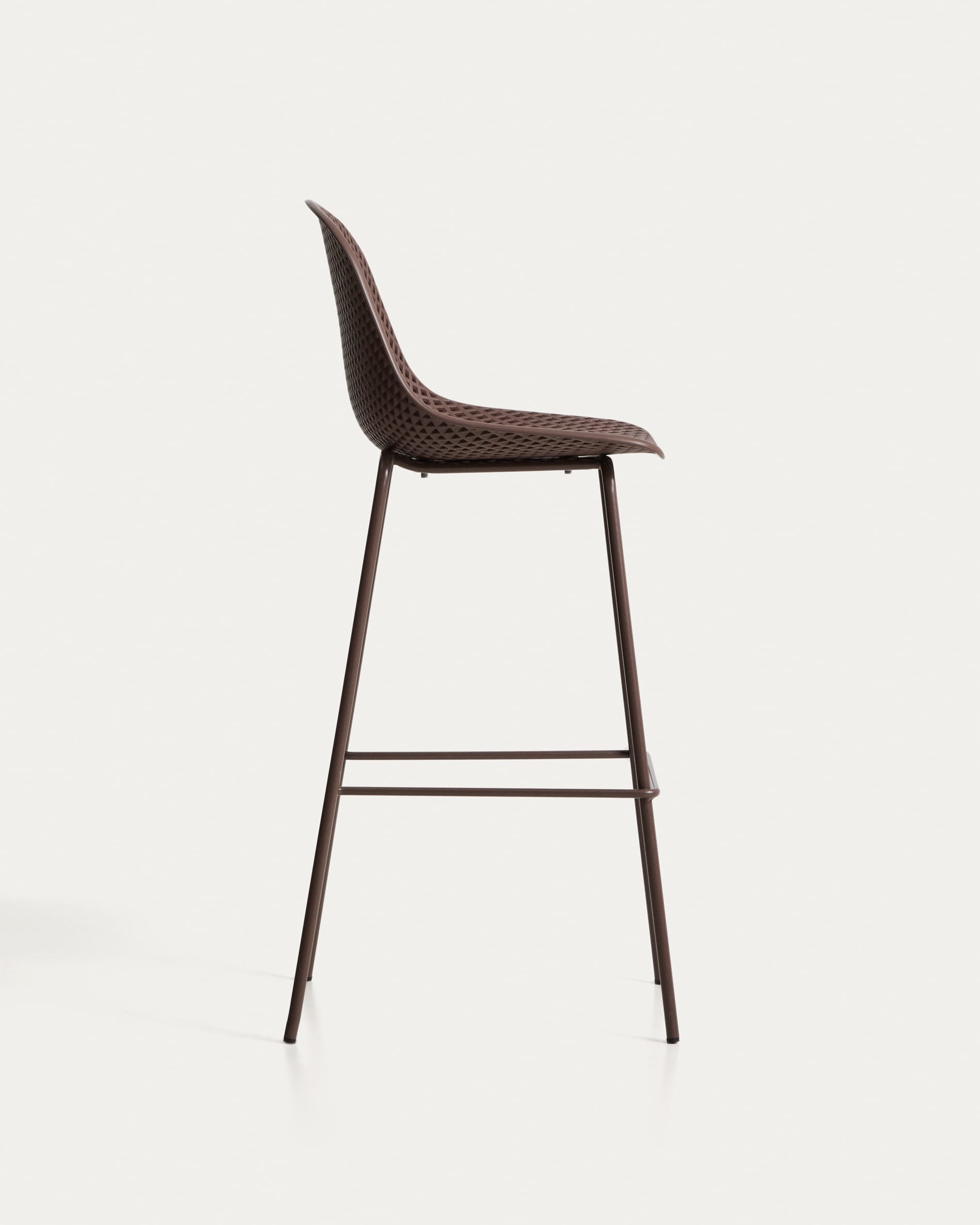 QUINBY Brown Garden Stool