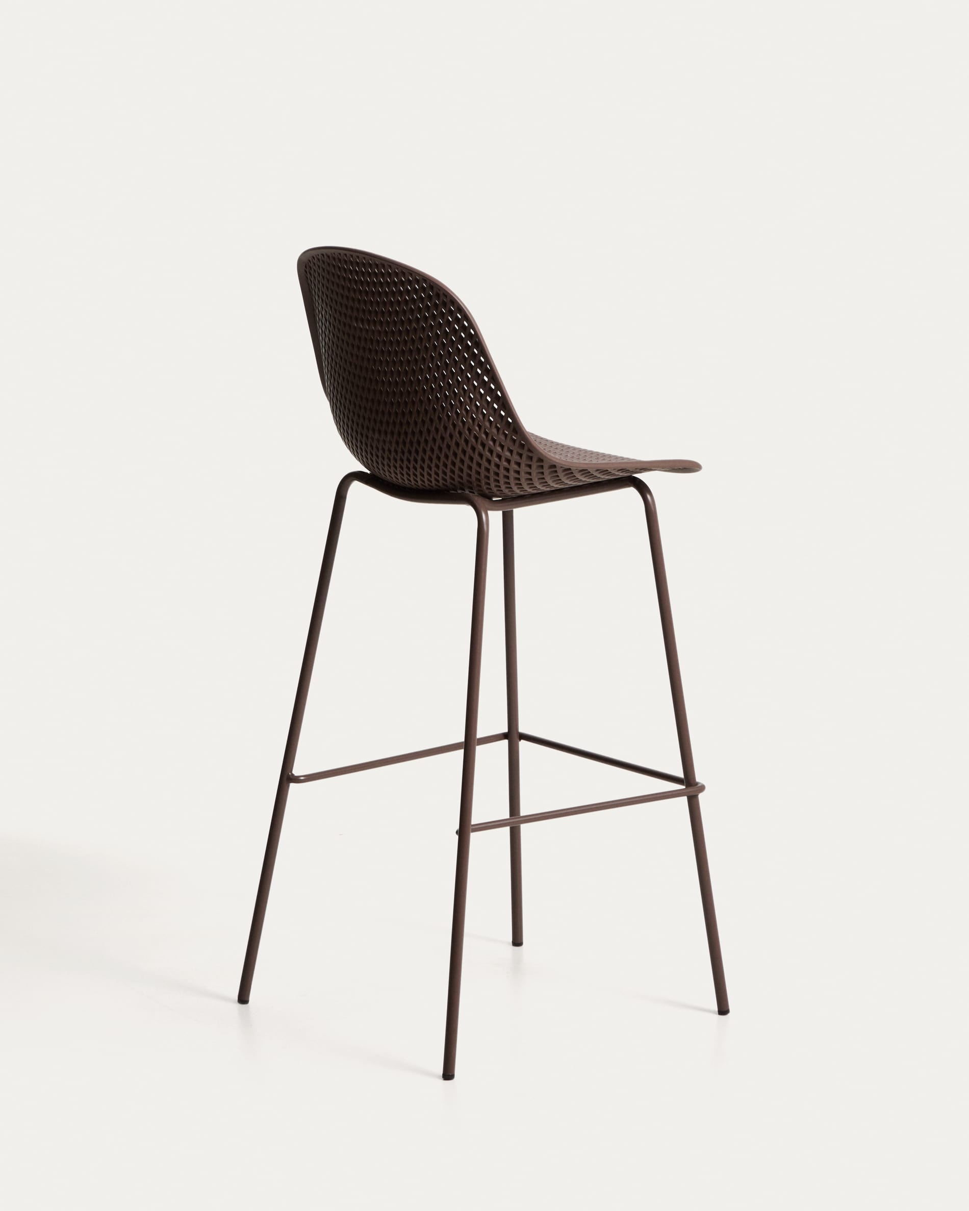 QUINBY Brown Garden Stool