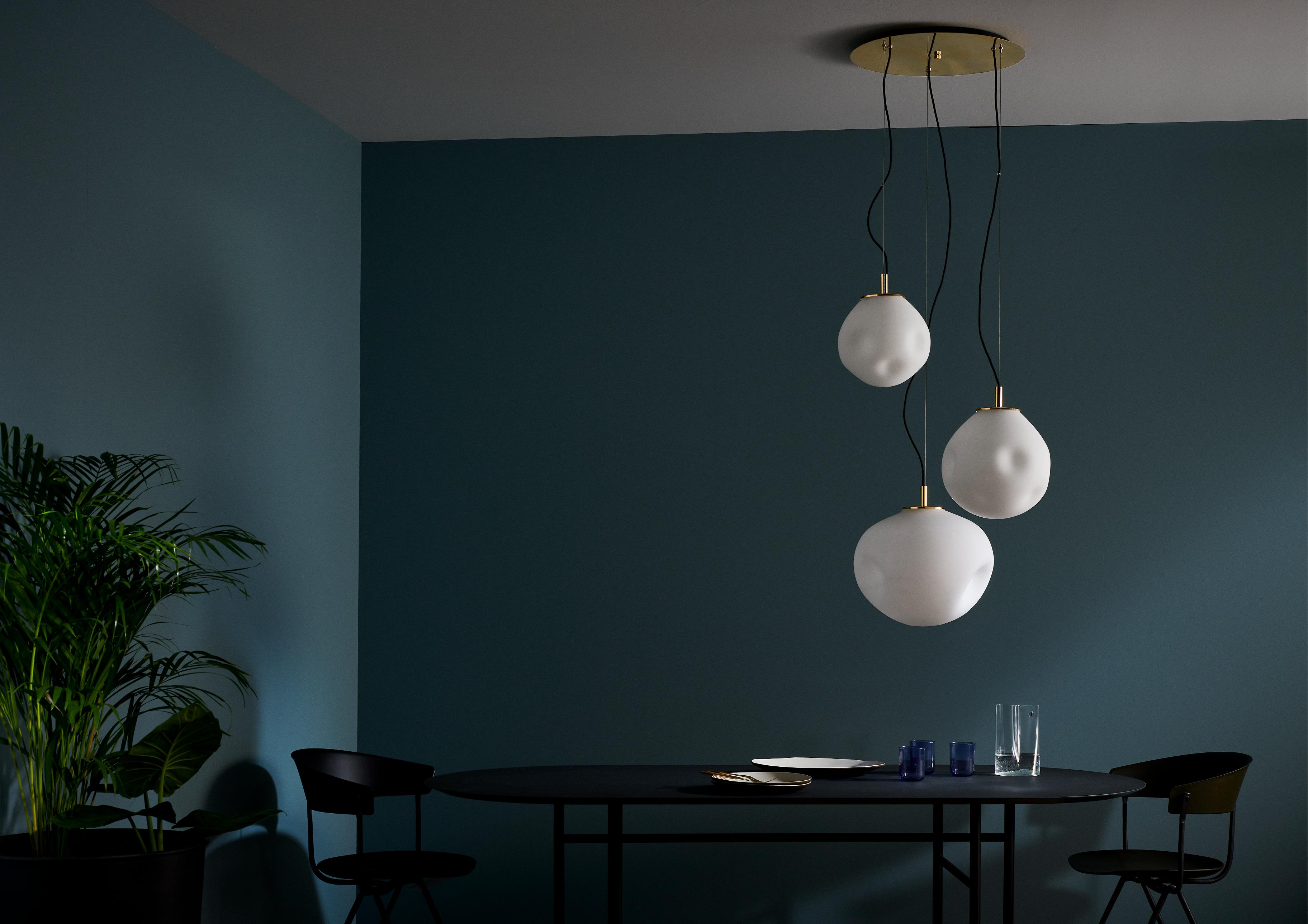 Three-point pendant lamp CLOE black